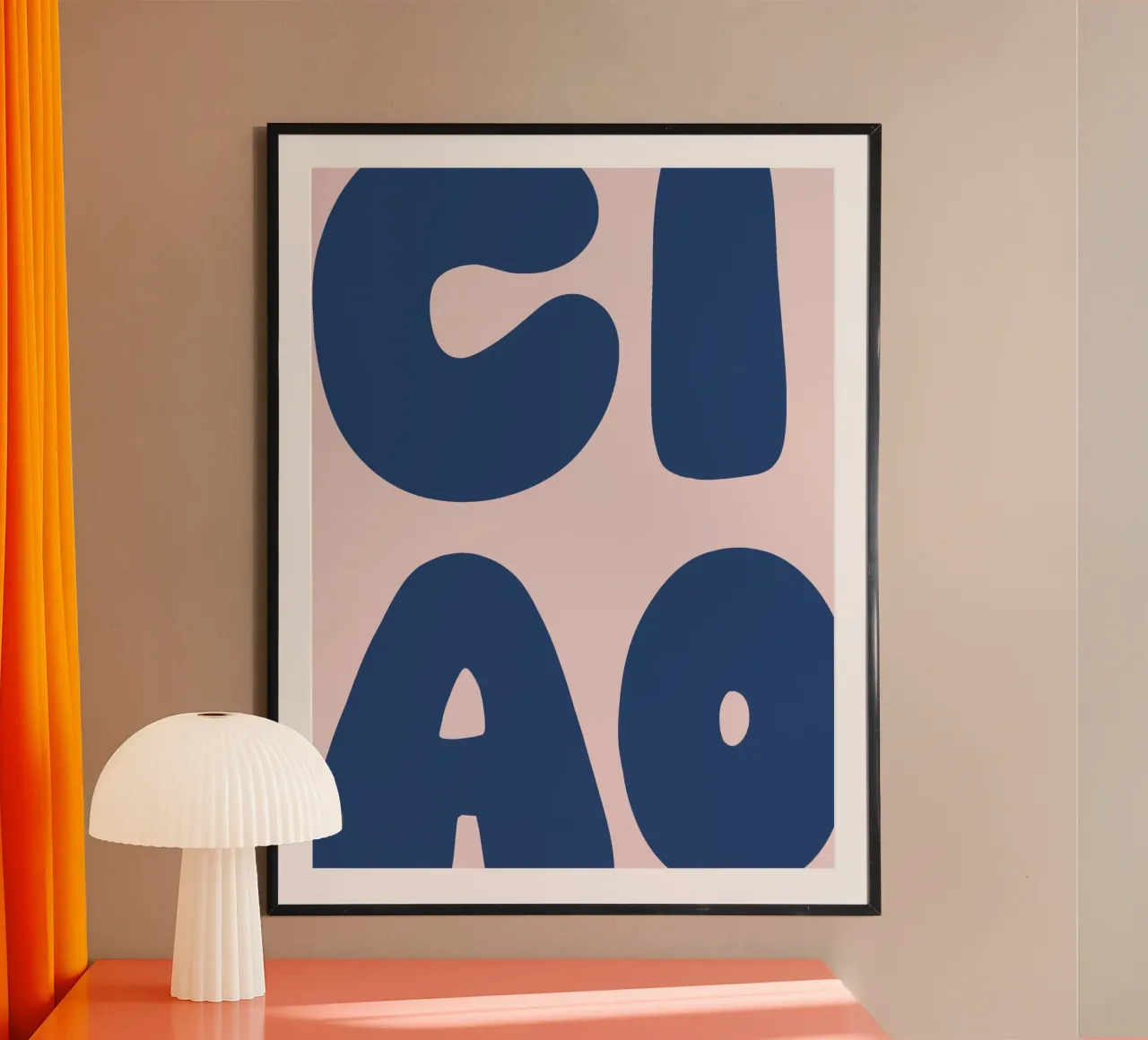 Ciao poster da we line studio - art