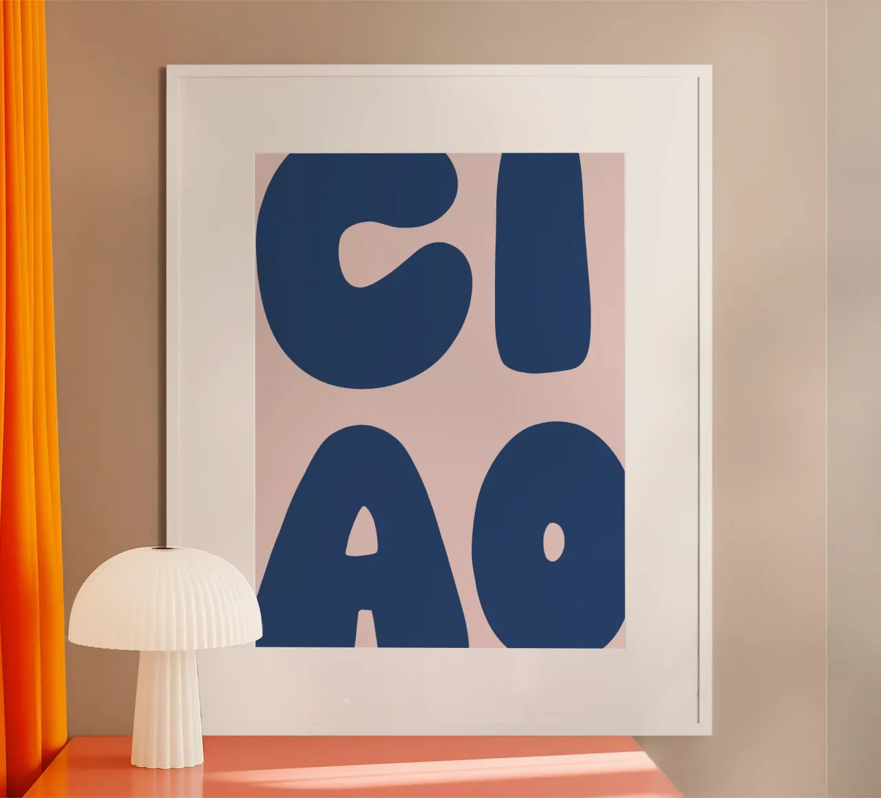 Ciao poster da we line studio - art