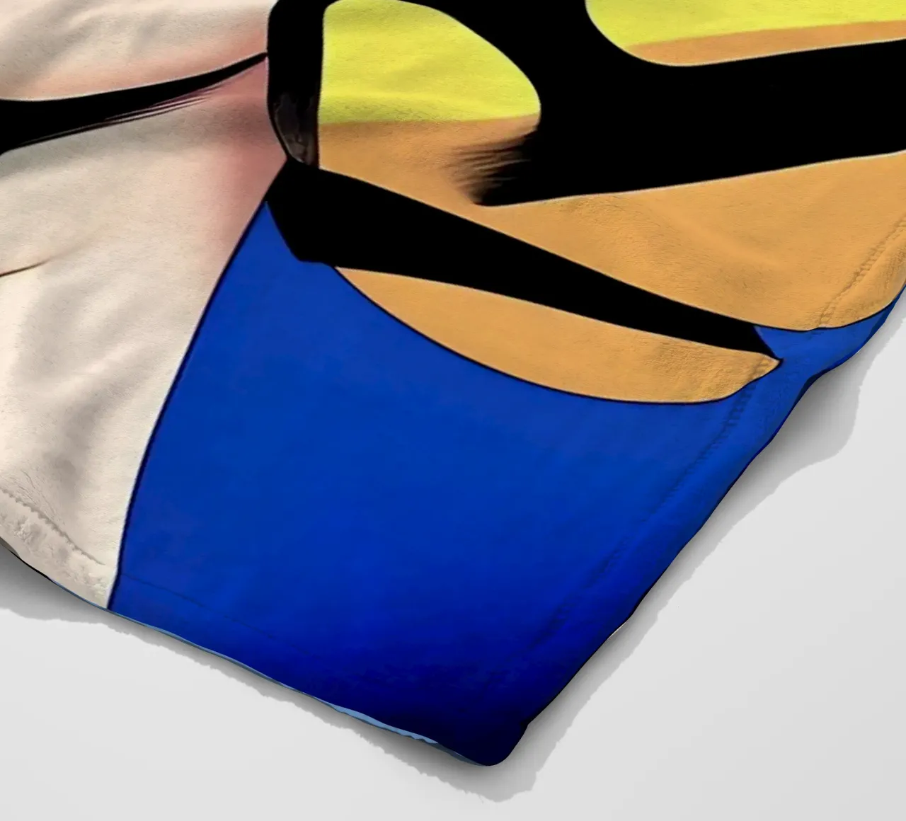 Dessin de mode plaid polaire de ART DECO