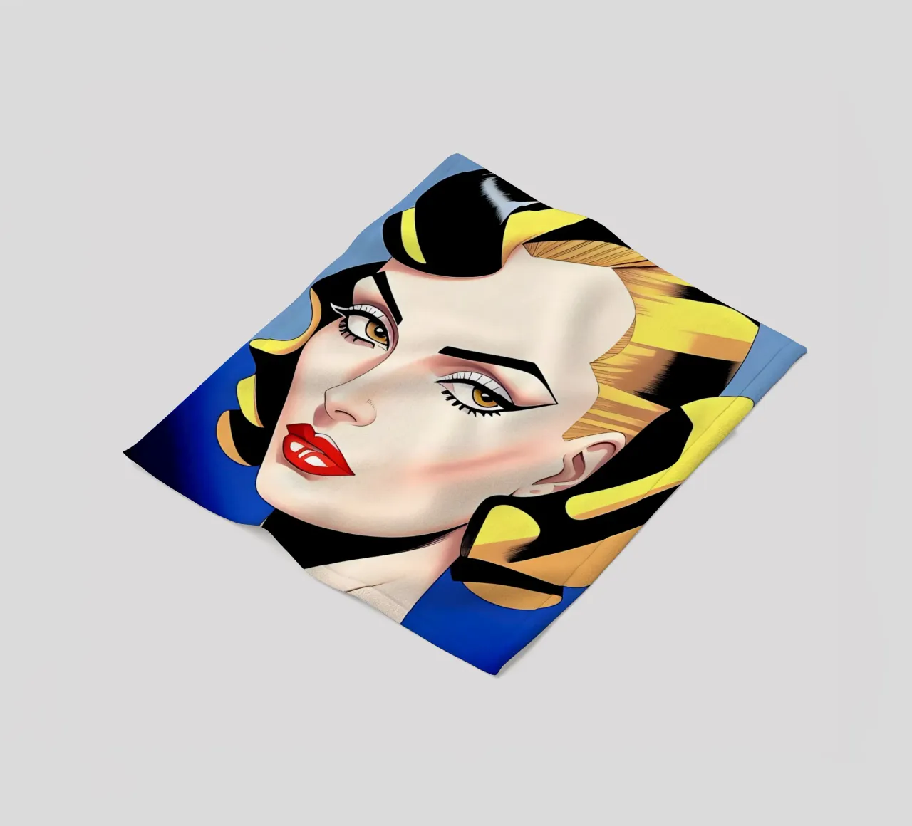 Dessin de mode plaid polaire de ART DECO