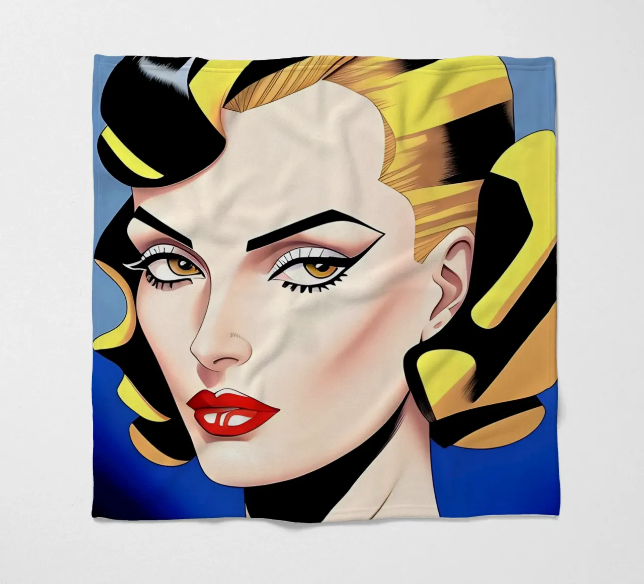 Dessin de mode plaid polaire de ART DECO