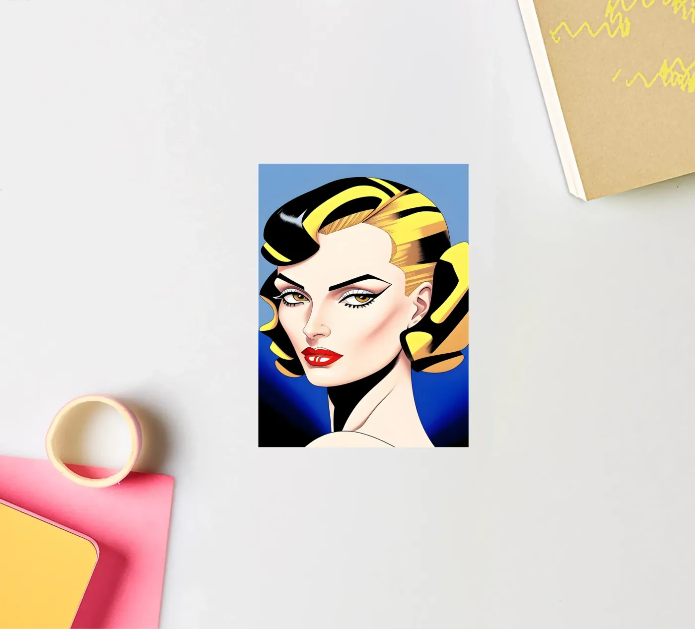 Modedesign Sticker von ART DECO