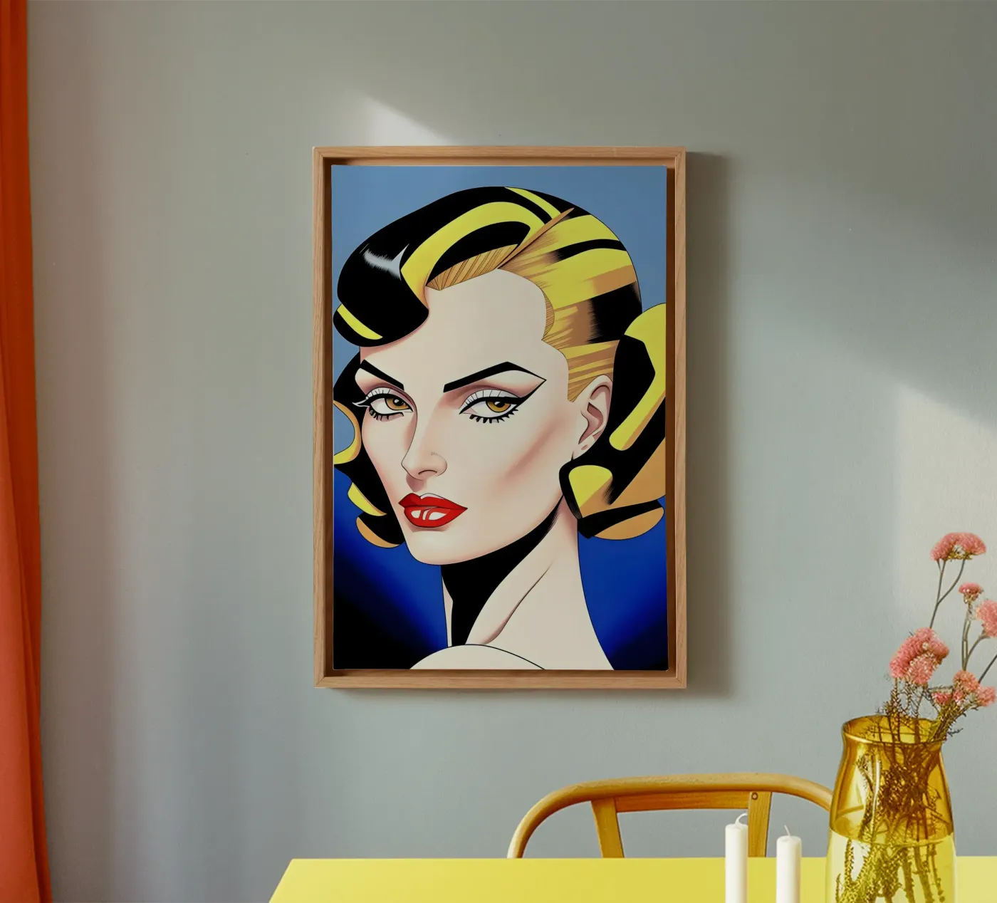 Modedesign Leinwand von ART DECO