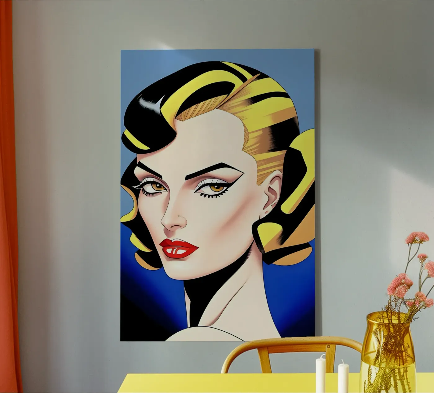 Modedesign Leinwand von ART DECO