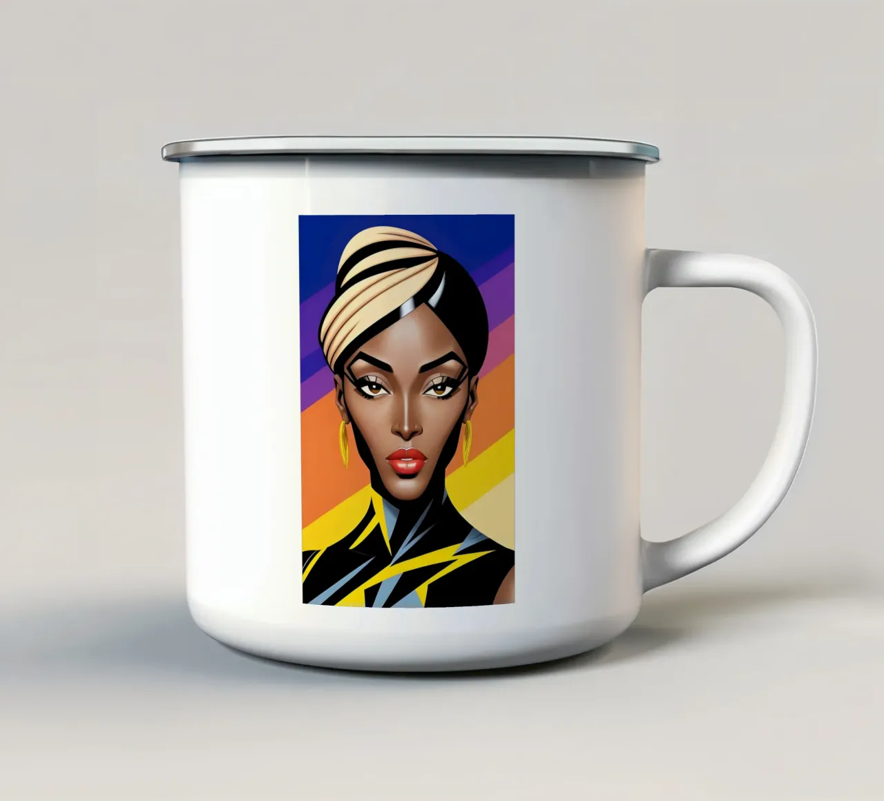 ART DECO DOPAMINA tazza in smalto da ART DECO