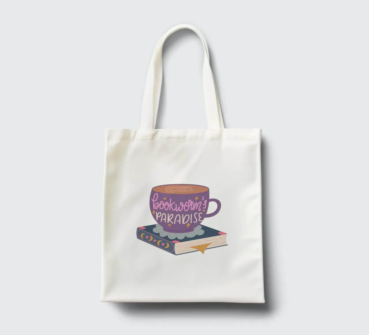 Bookworm's Paradise tote bag by Kiroiharu