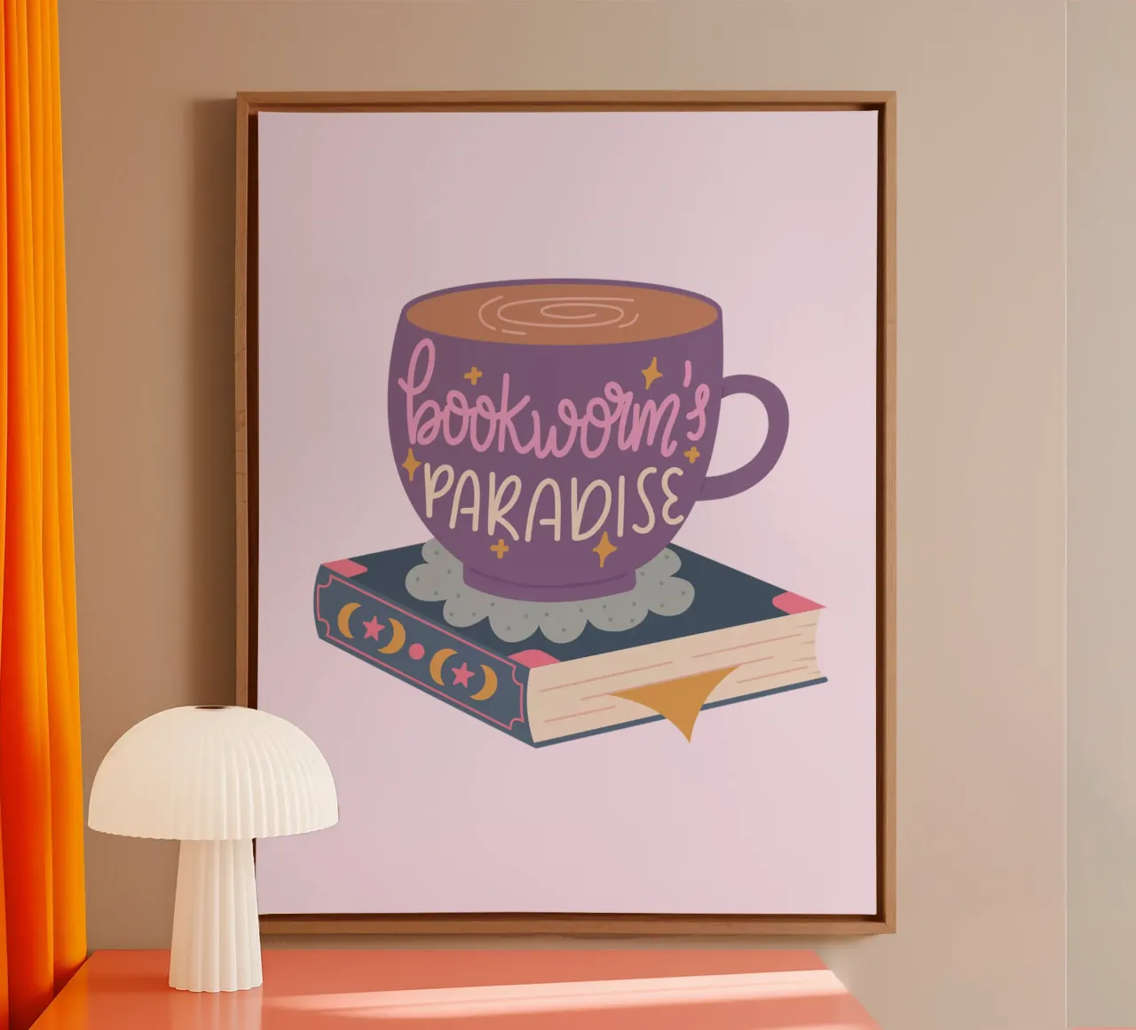 Paradijs voor boekenwurmen canvas met Baklijst van Kiroiharu