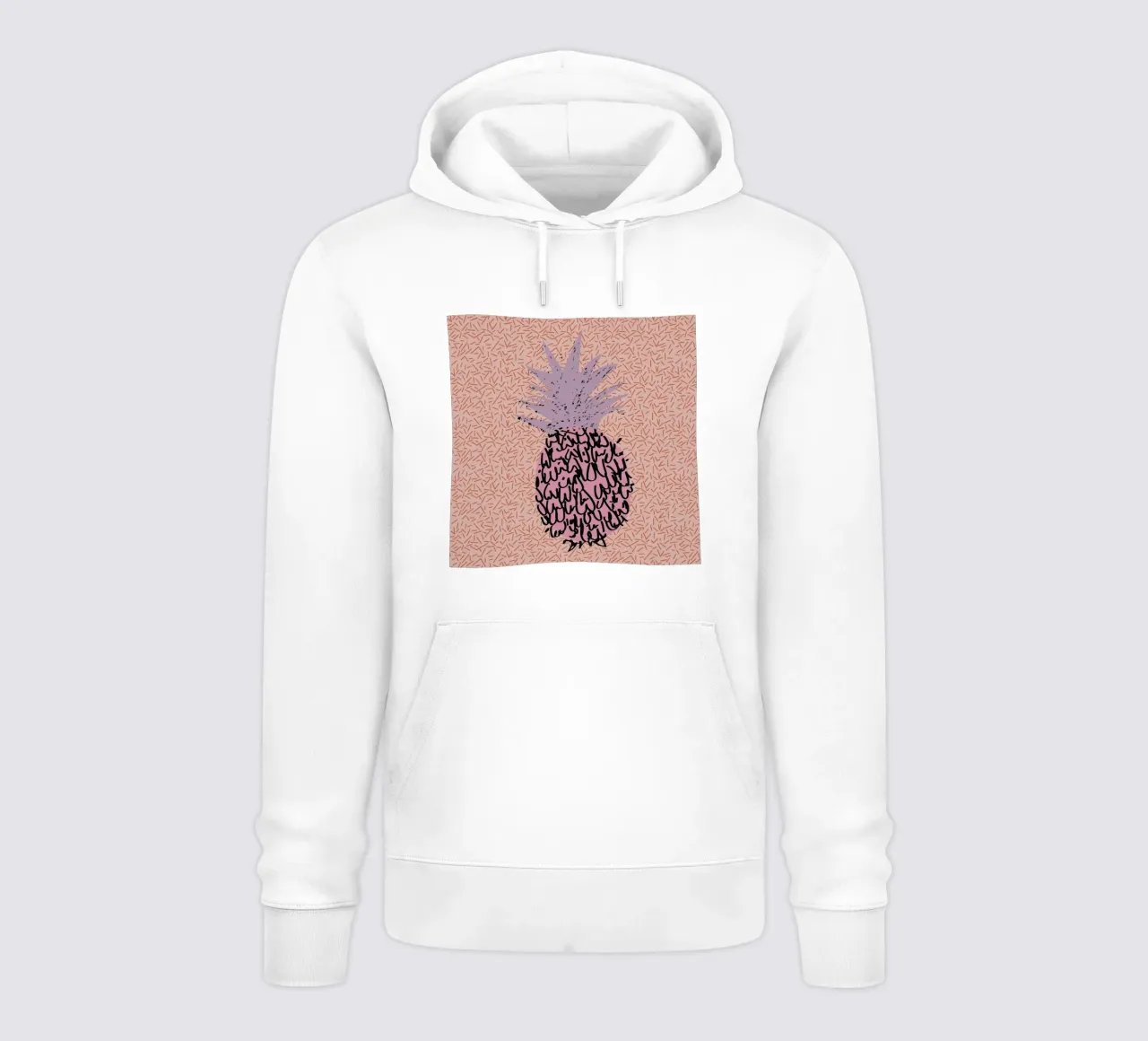 Memphis Pineapple felpa con cappuccio da Mariery Young