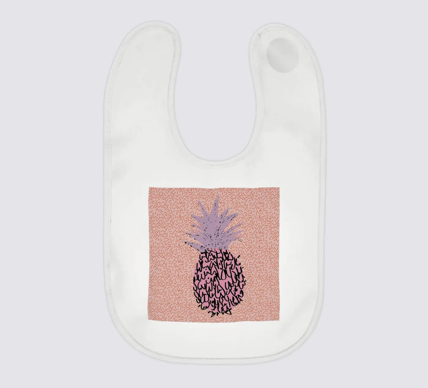 Memphis Pineapple Babylätzchen von Mariery Young