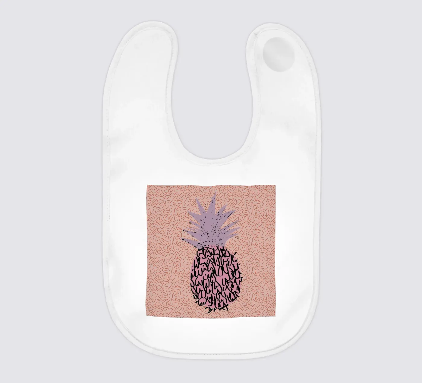 Memphis Pineapple Babylätzchen von Mariery Young