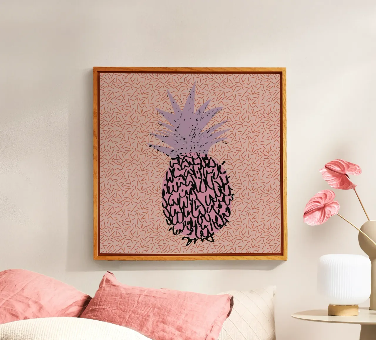 Memphis Pineapple plexiglass da Mariery Young