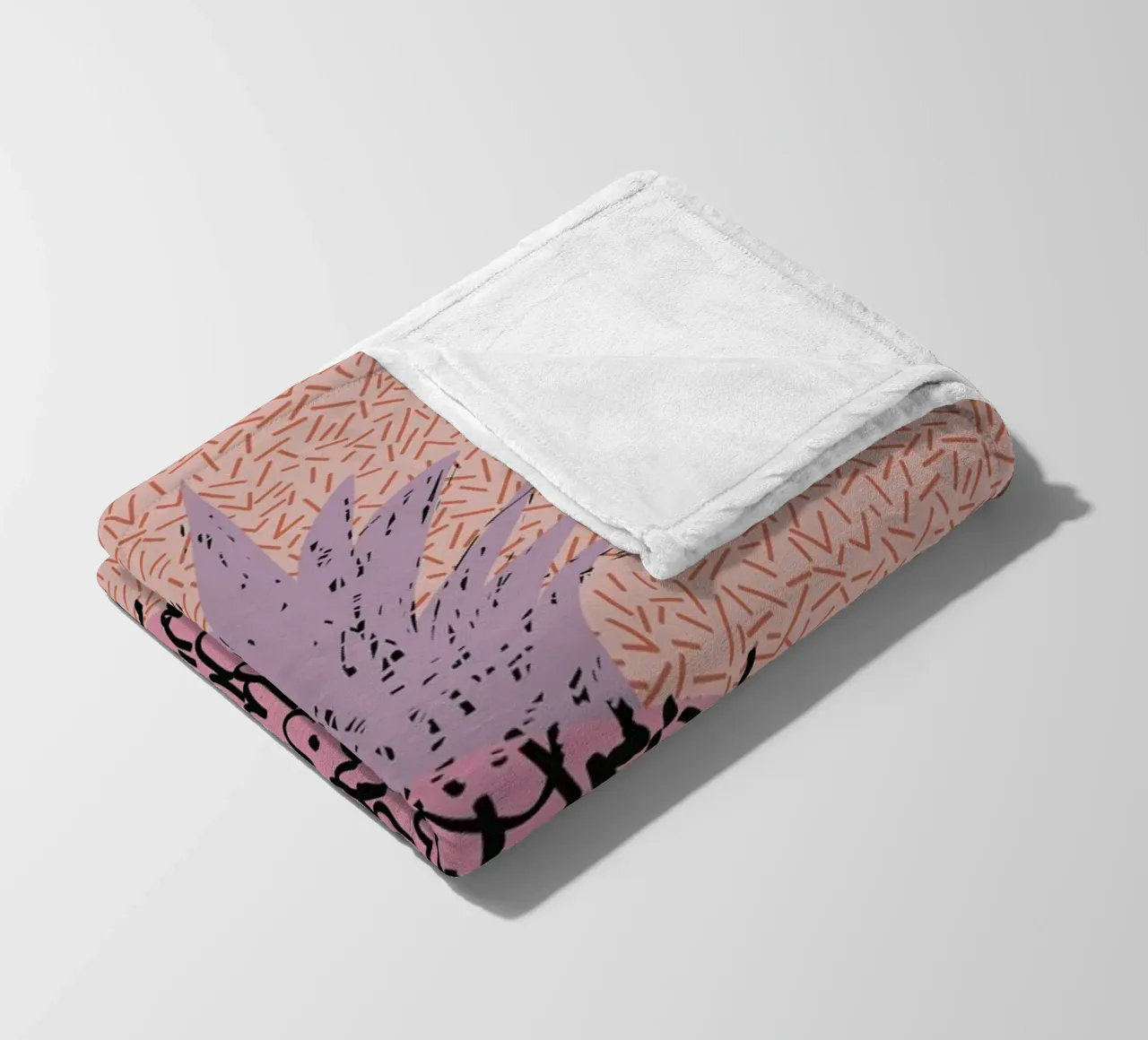Memphis Pineapple coperta in pile da Mariery Young