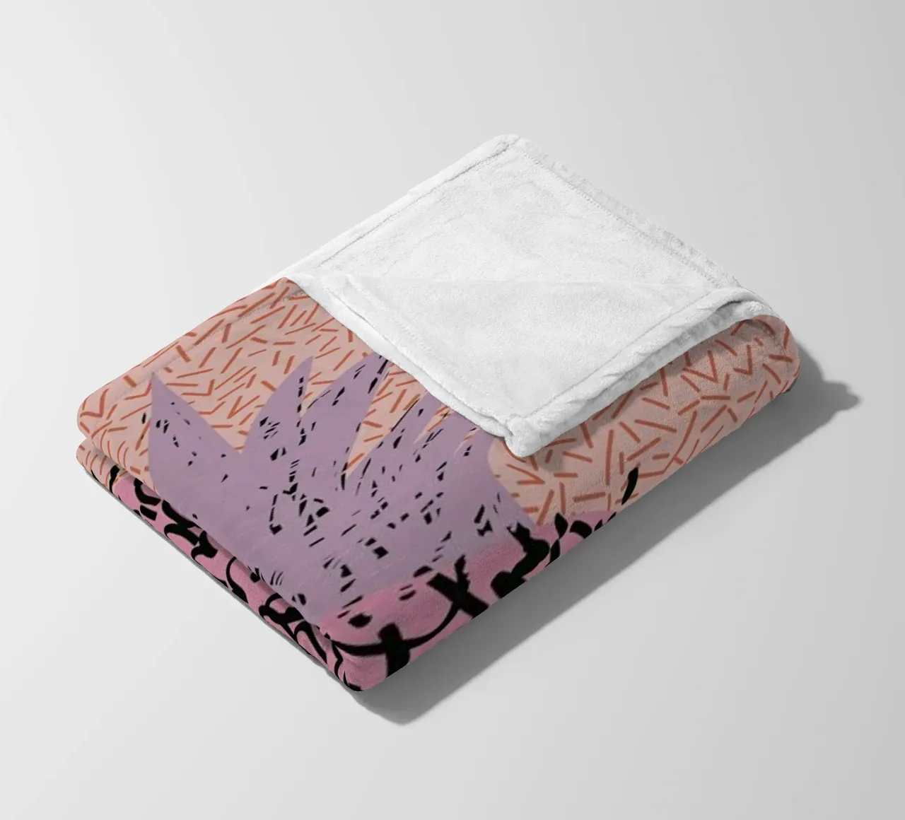 Memphis Pineapple coperta in pile da Mariery Young