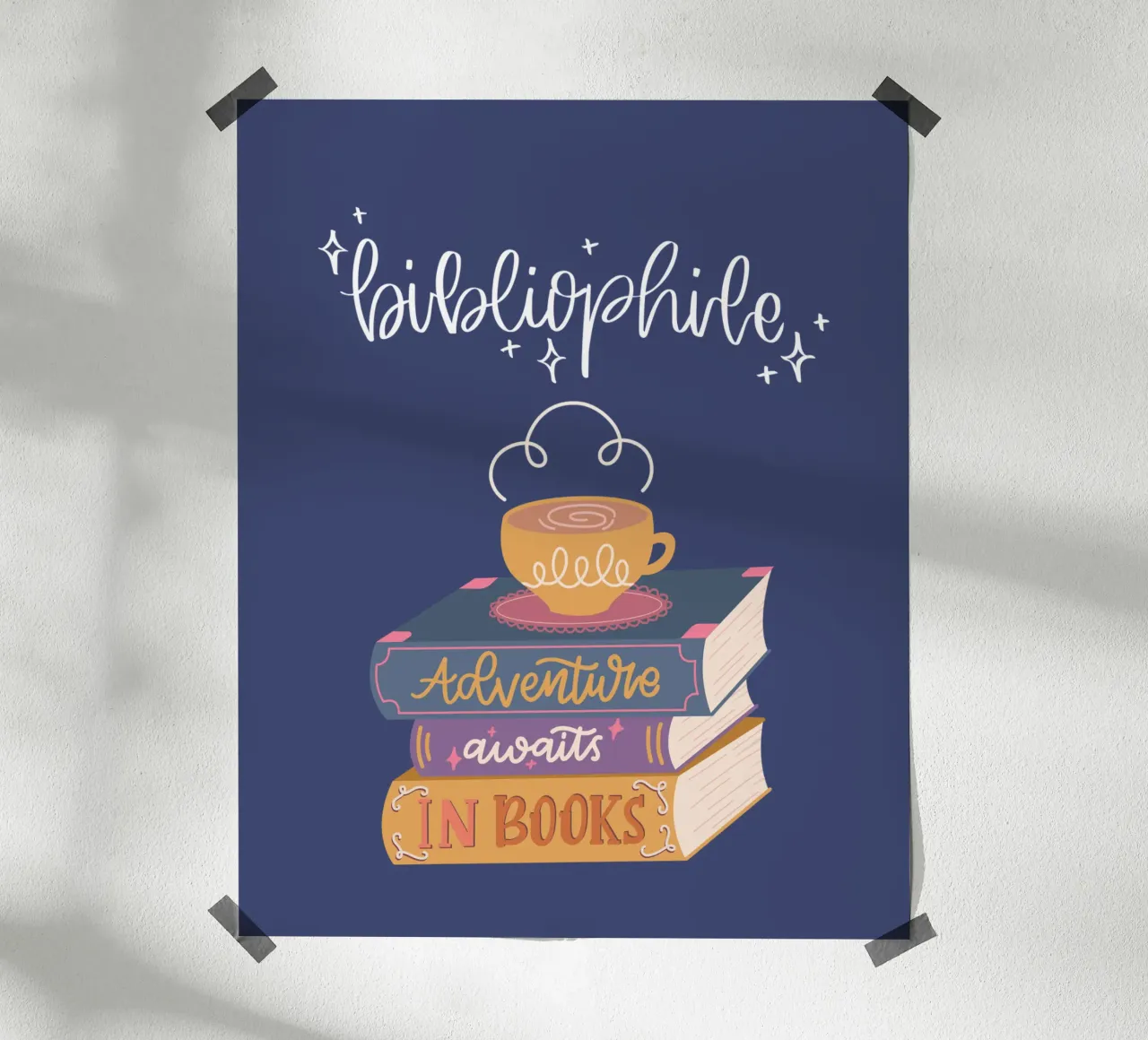 Bibliofiel poster van Kiroiharu