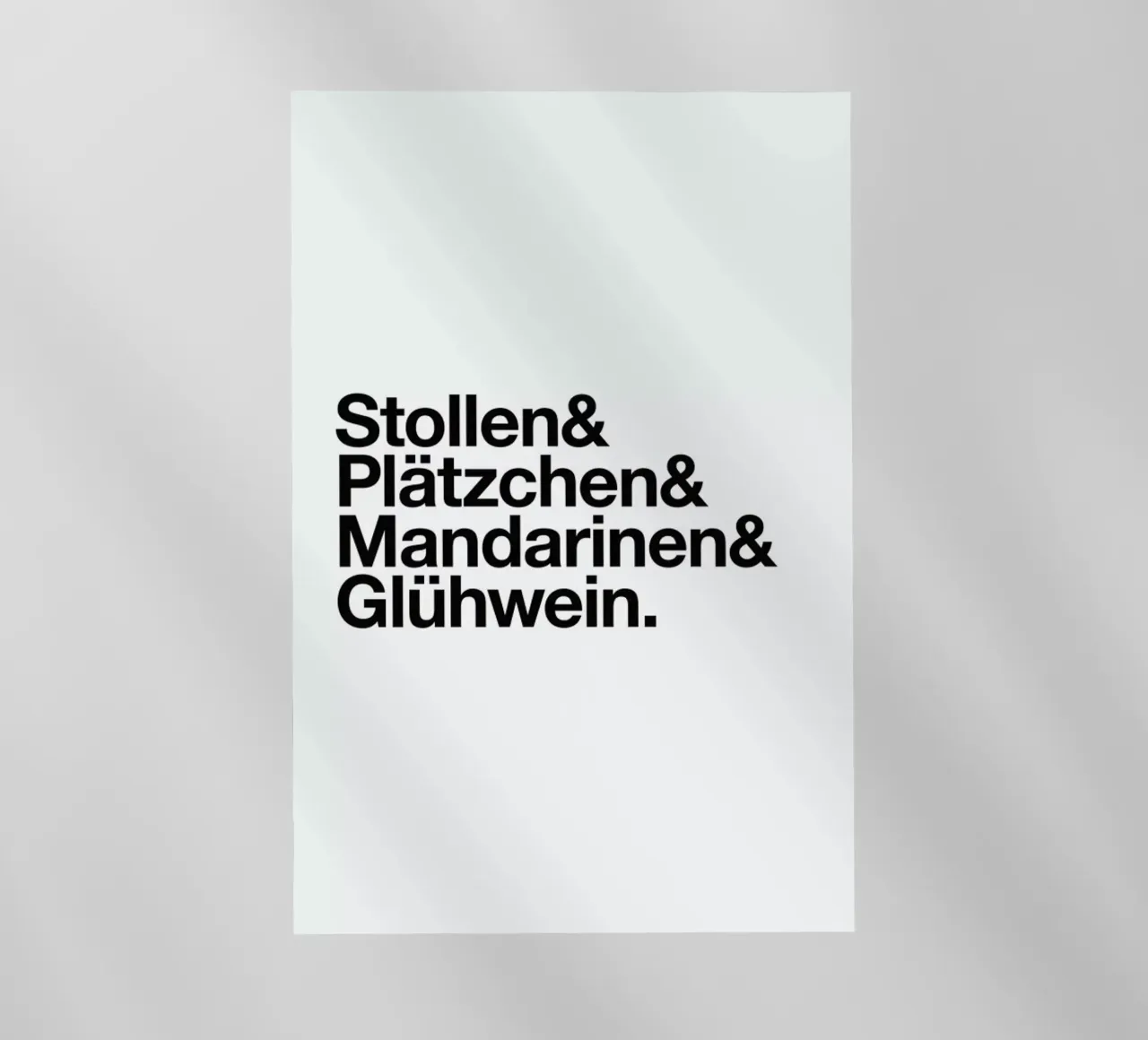 Stollen & Glühwein pellicola backlit da Studio One