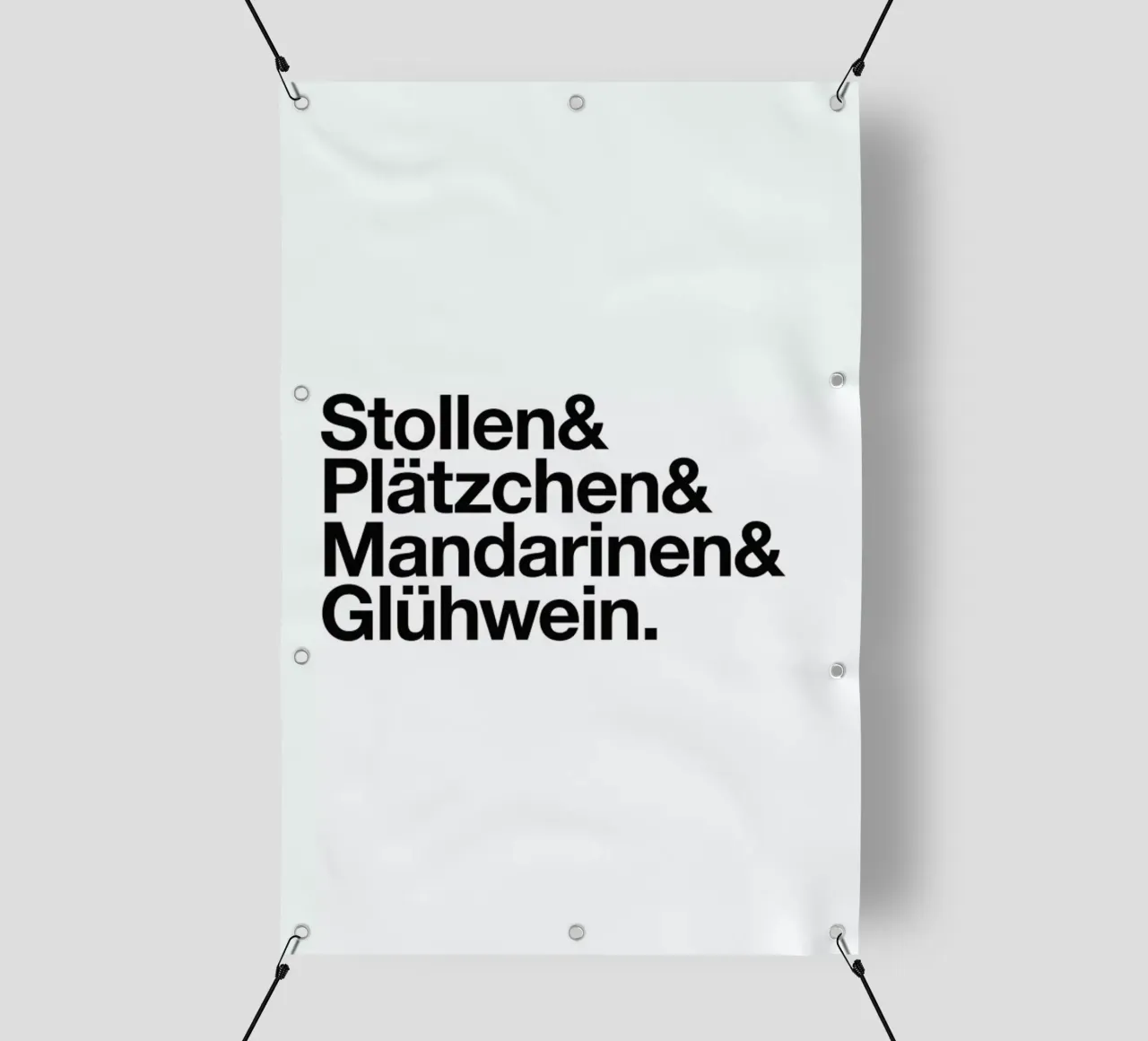 Stollen & Glühwein telo in pvc da Studio One