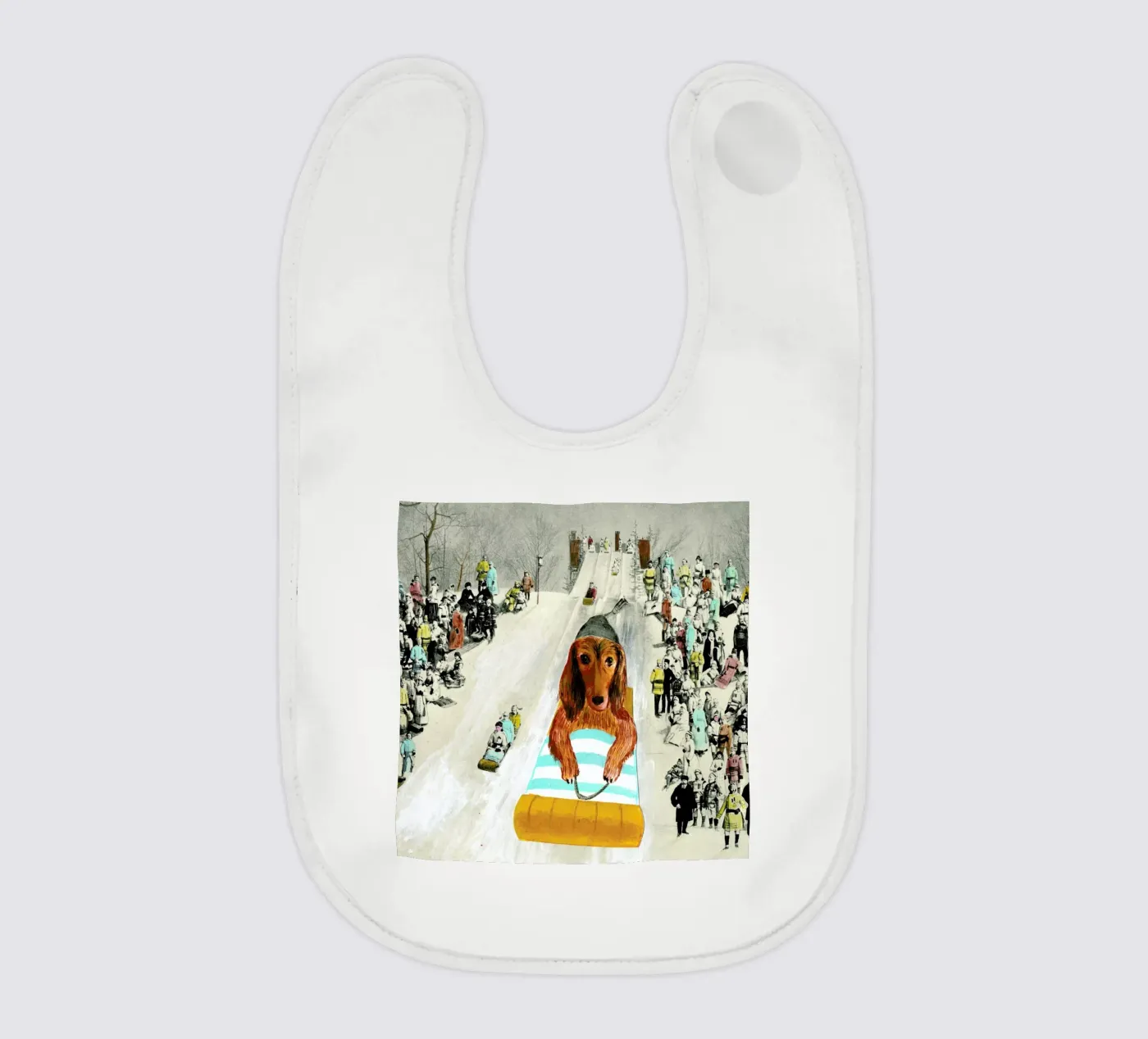 Snow day bavaglino da Ellen Weinstein
