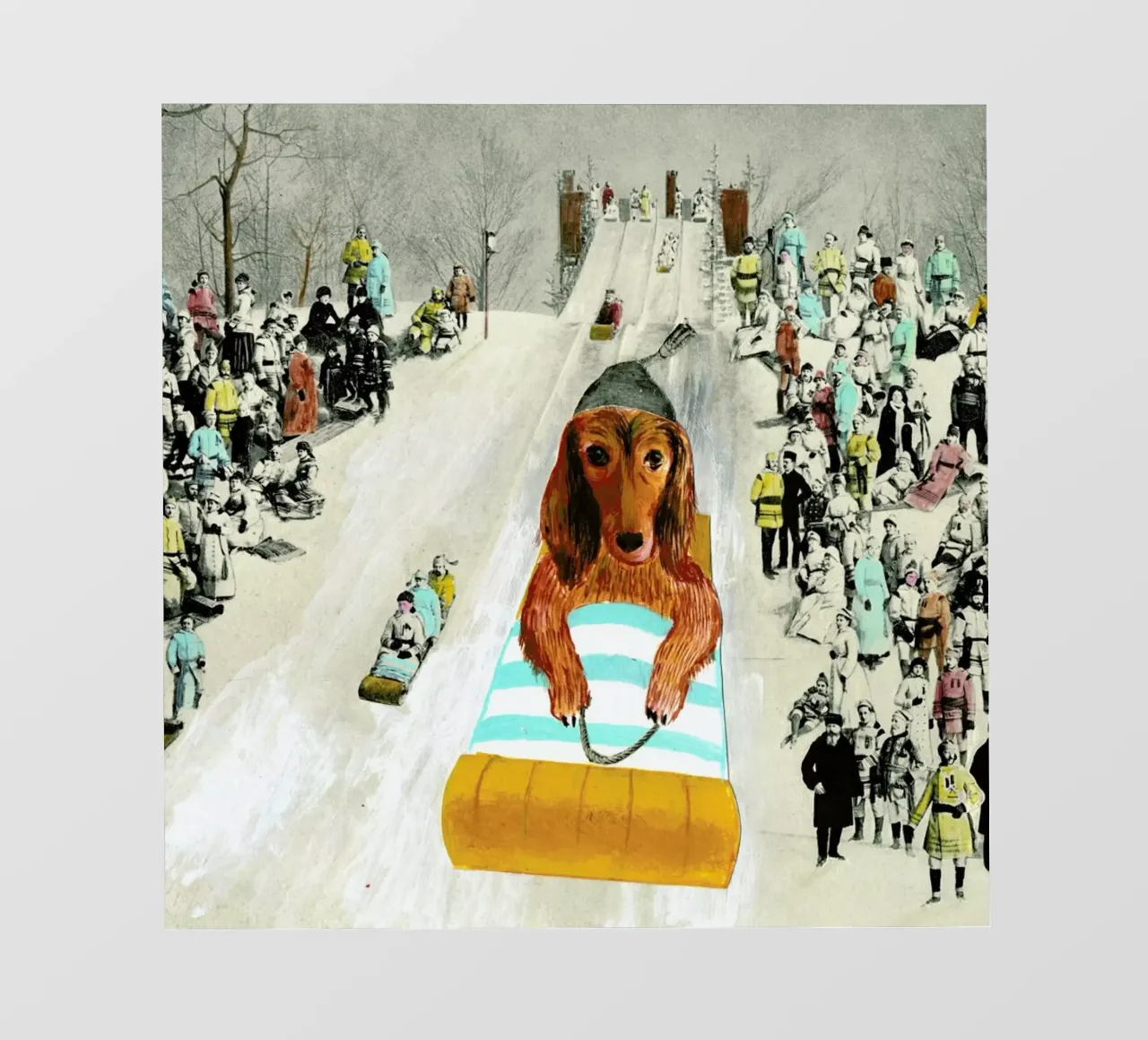 Snow day telo in pvc da Ellen Weinstein