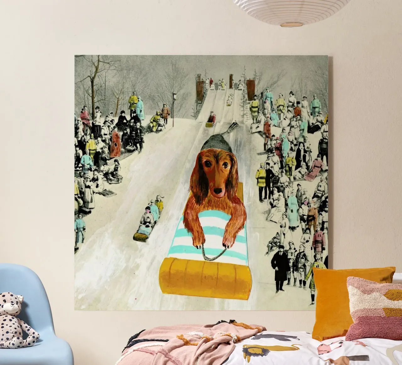 Snow day plexiglass da Ellen Weinstein