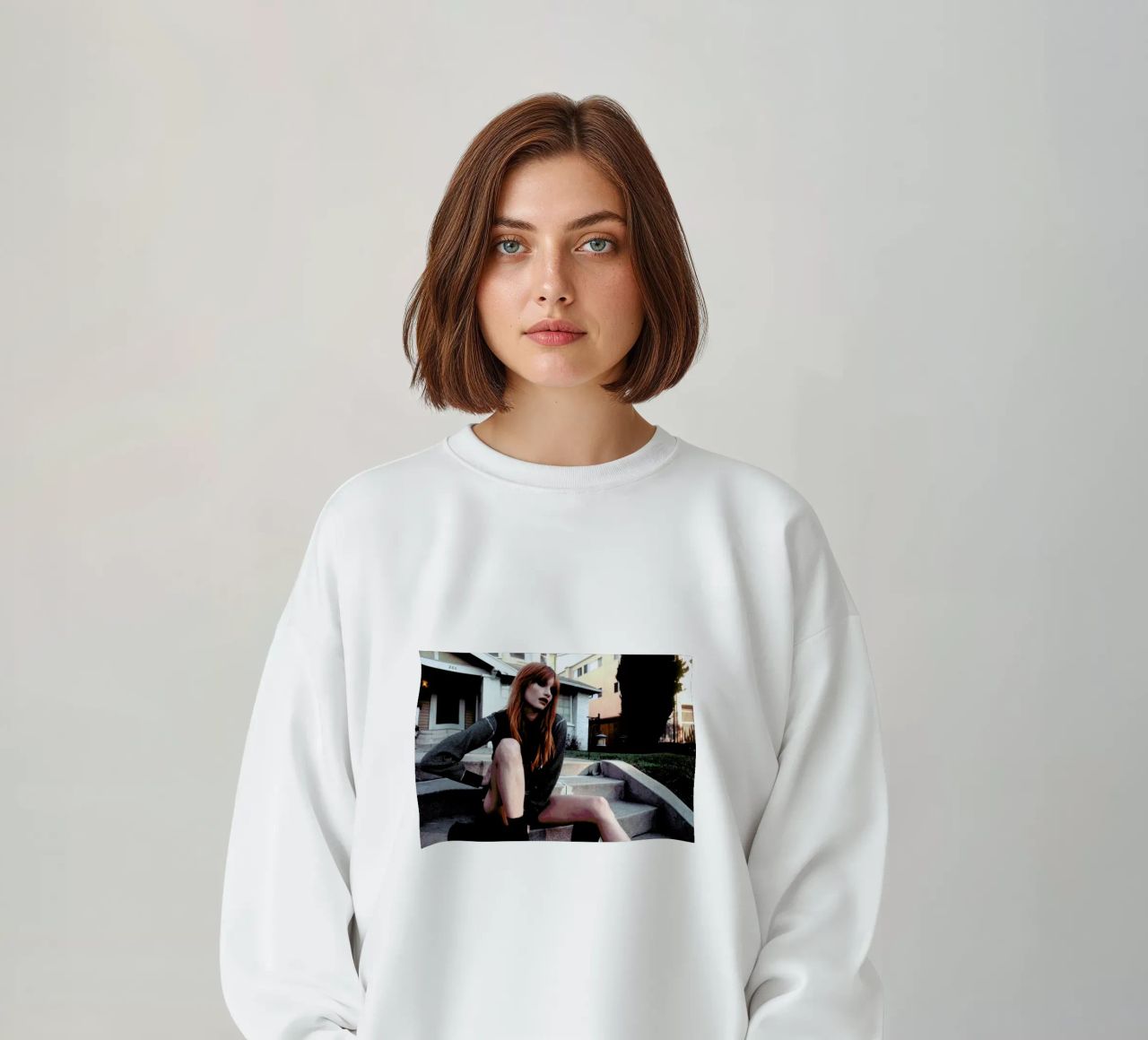 Amanda was here Sweatshirt von Aysha Banos