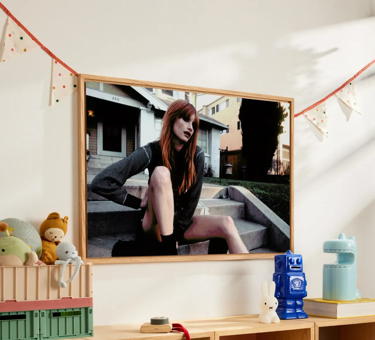 Amanda was here plexiglass da Aysha Banos