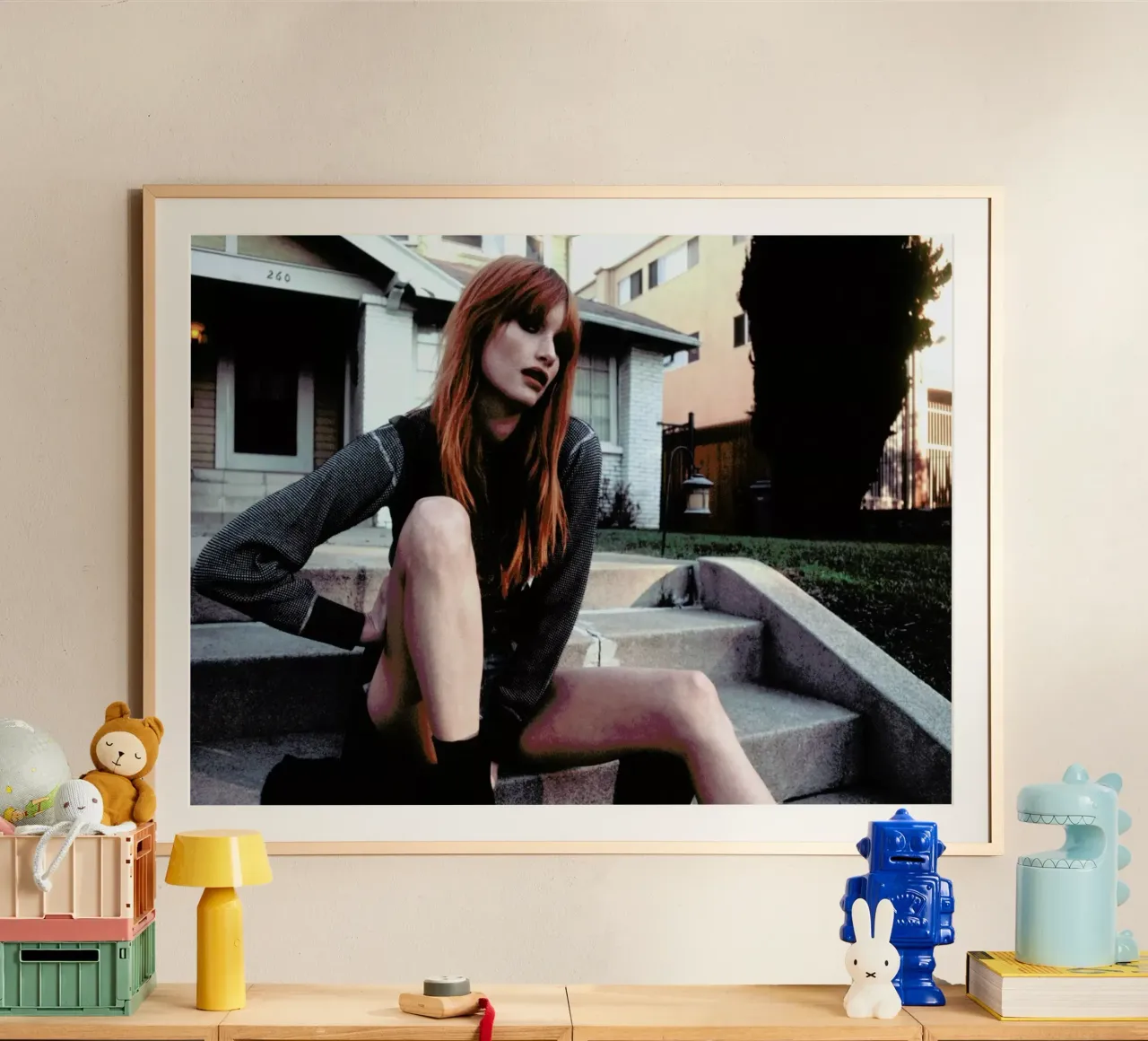 Amanda was here poster da Aysha Banos