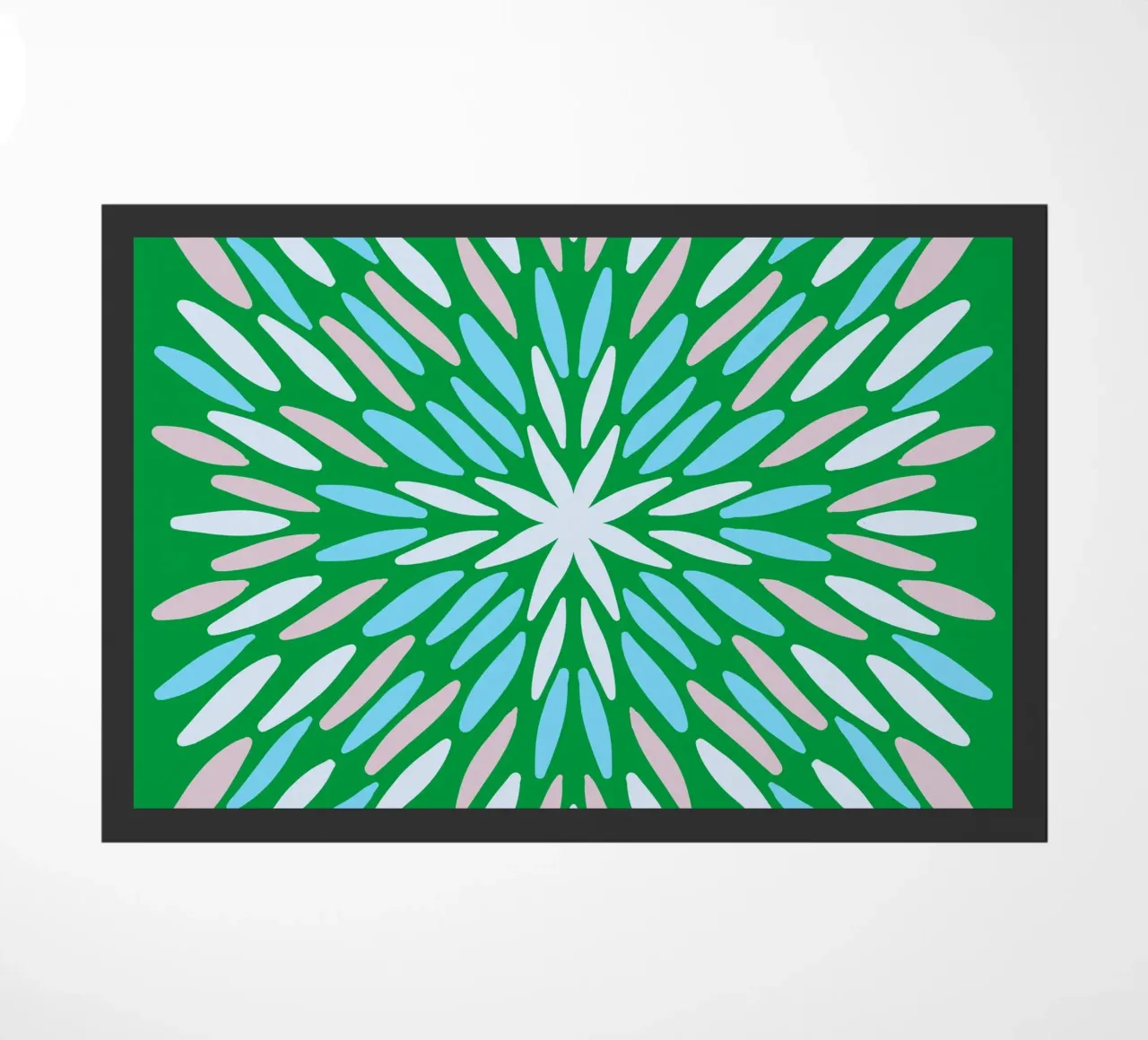 Petal burst - verde, blu e beige zerbino da Wackapacka