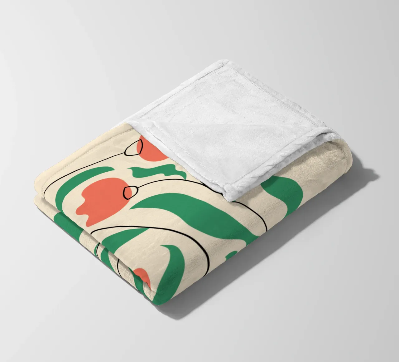 Papaveri in fiore coperta in pile da Kiroiharu