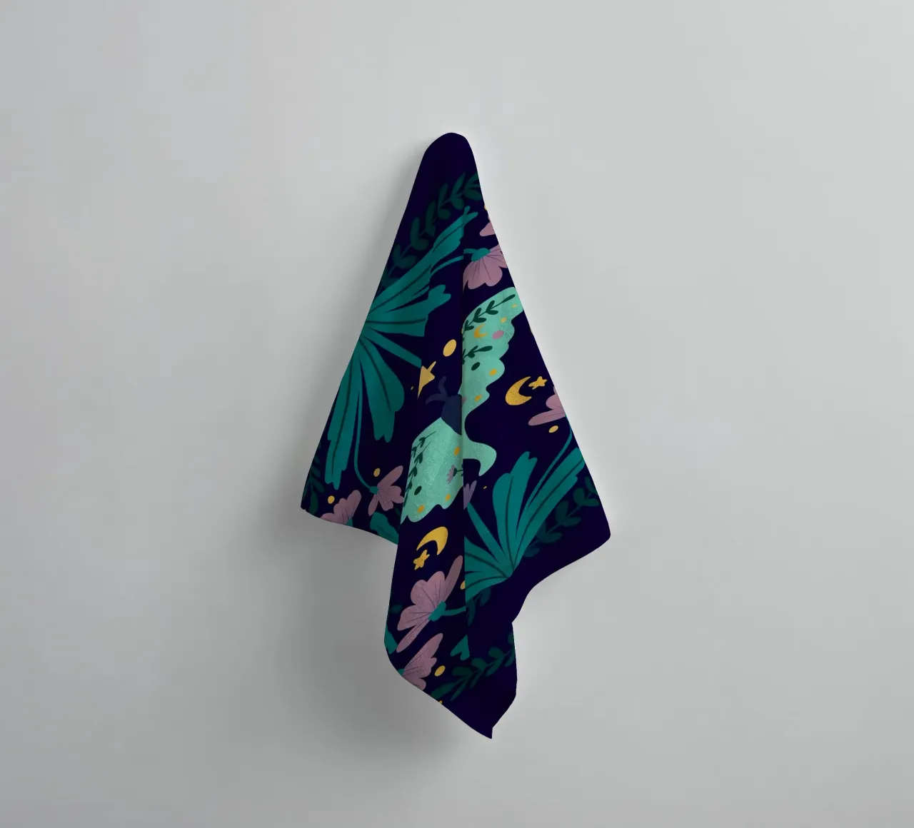 Mystical series - luna moth asciugamano da bagno da Wackapacka
