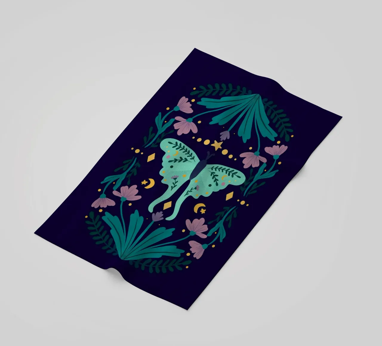 Mystical series - luna moth telo mare da Wackapacka