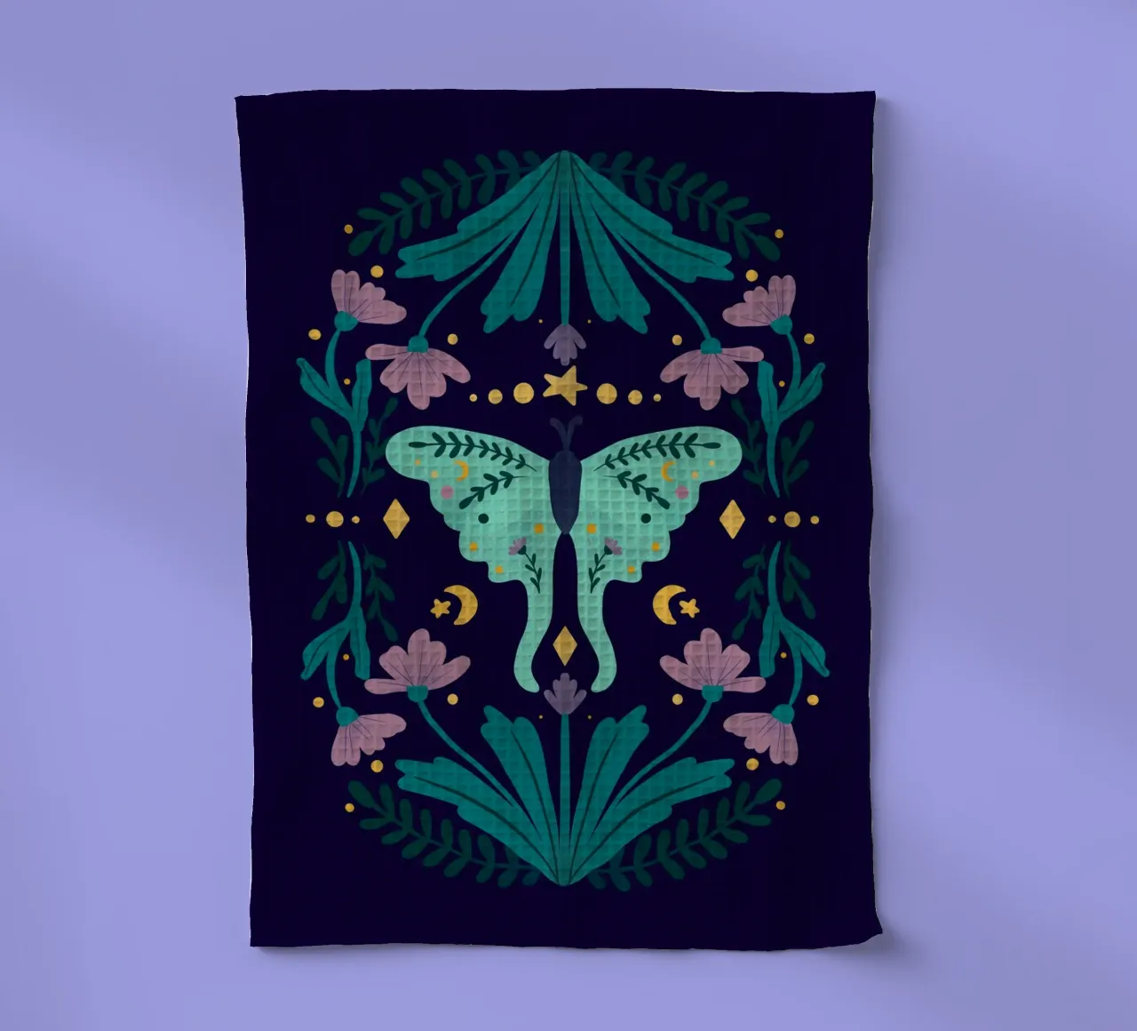 Mystical series - luna moth canovaccio da cucina da Wackapacka
