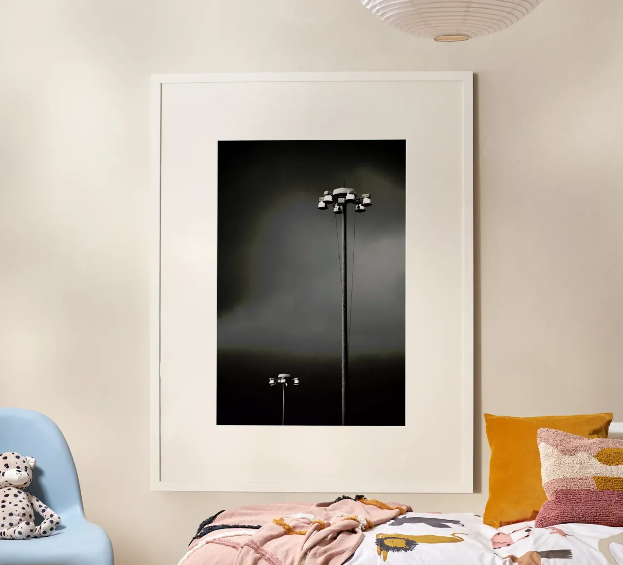 Rainy Day poster con telaio in legno da Tal Paz-Fridman