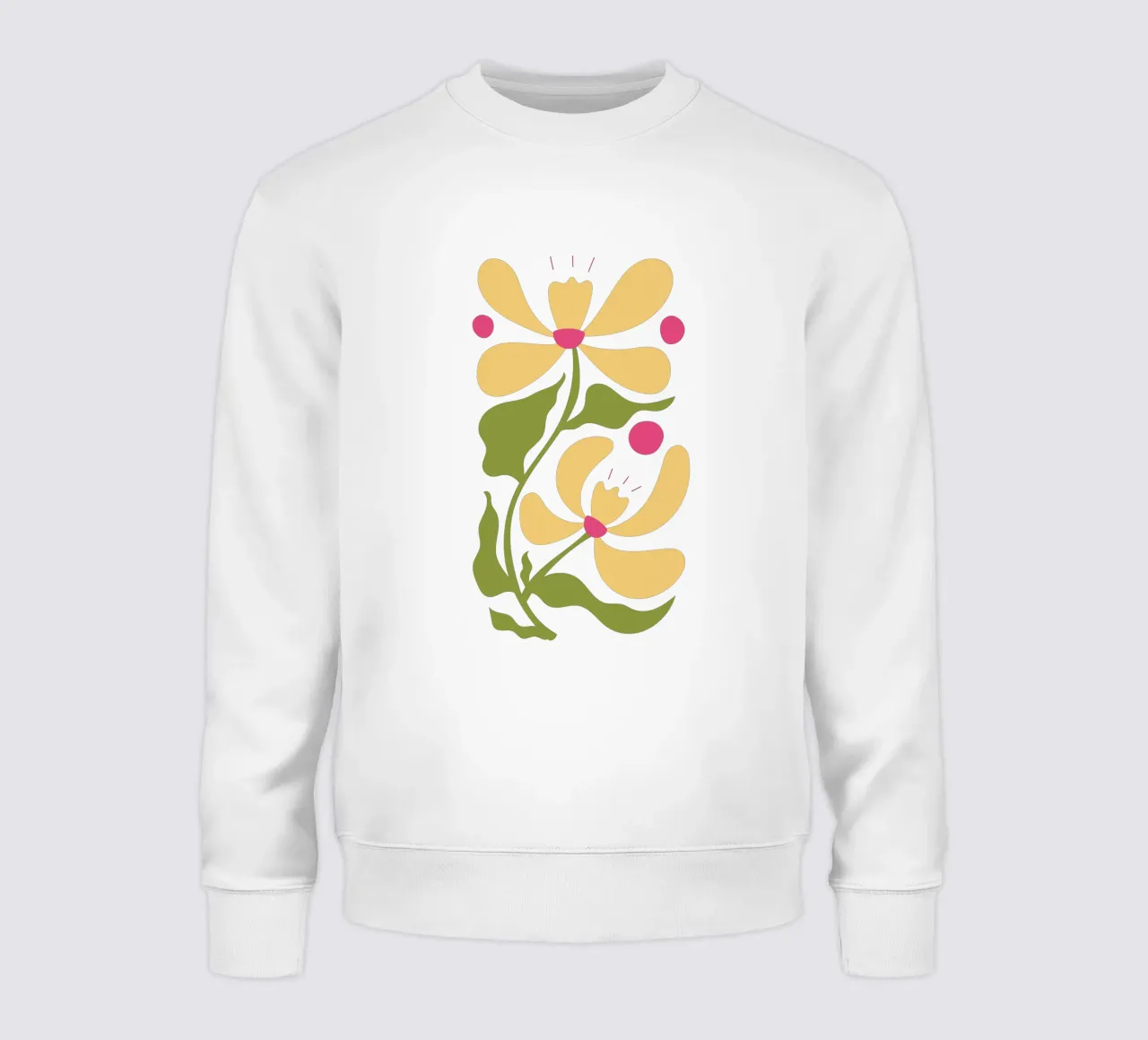 Fiori gialli felpa da Kiroiharu