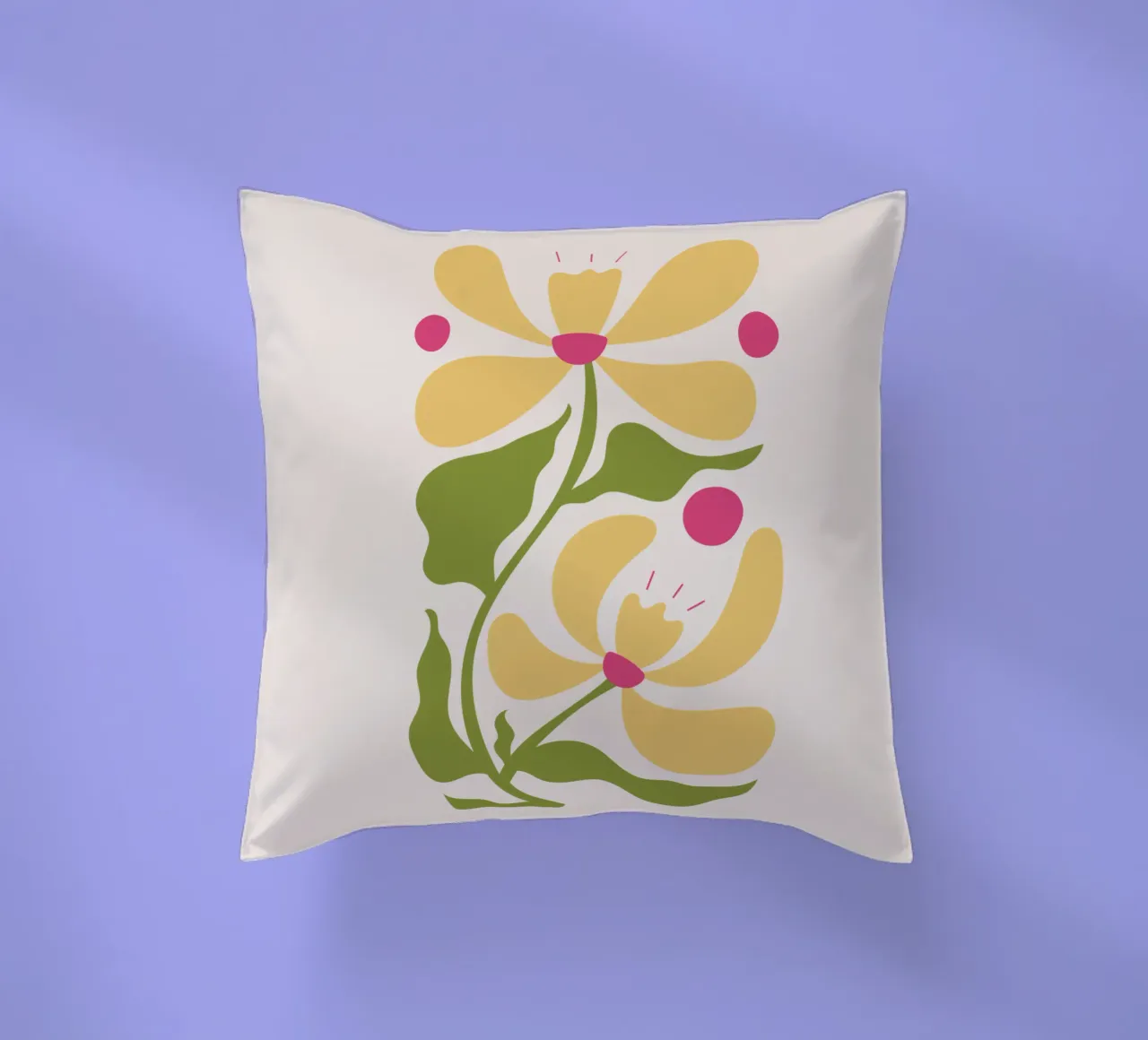 Fiori gialli cuscino da Kiroiharu