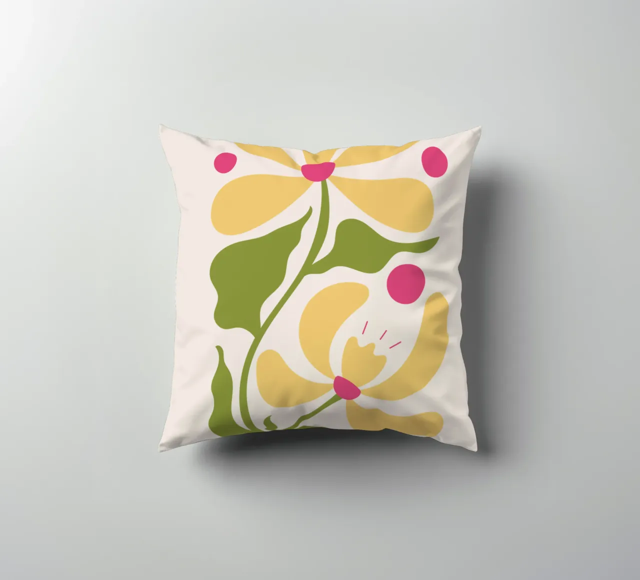 Fiori gialli cuscino da Kiroiharu