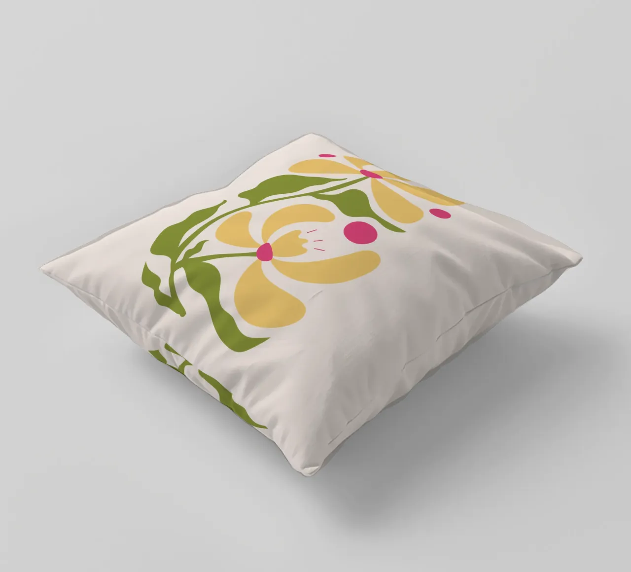 Fiori gialli cuscino da Kiroiharu