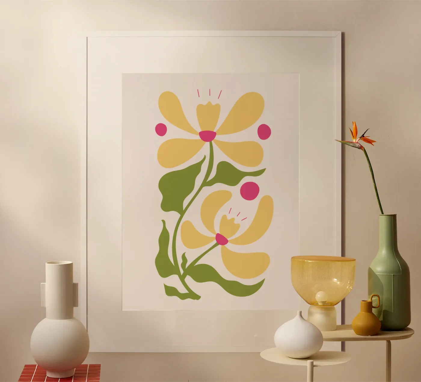 Yellow Flowers poster da Kiroiharu