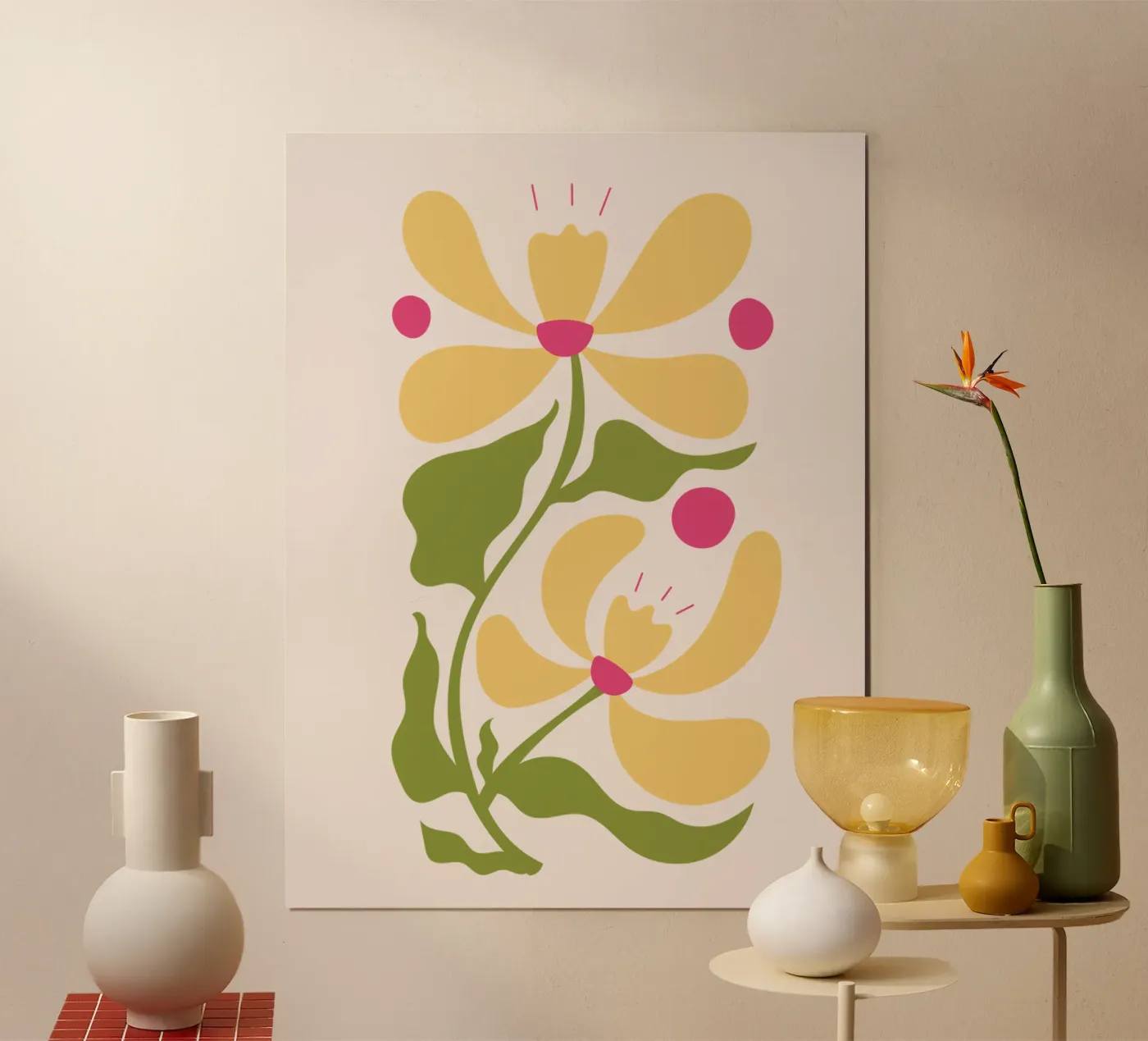 Yellow Flowers poster da Kiroiharu