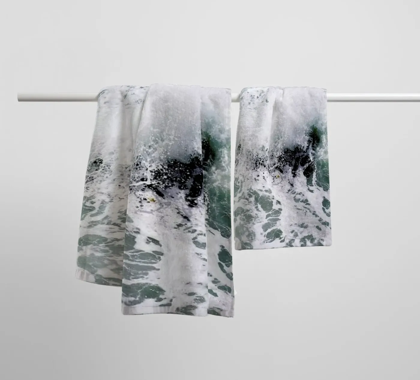White Splash badhanddoek van Tal Paz-Fridman