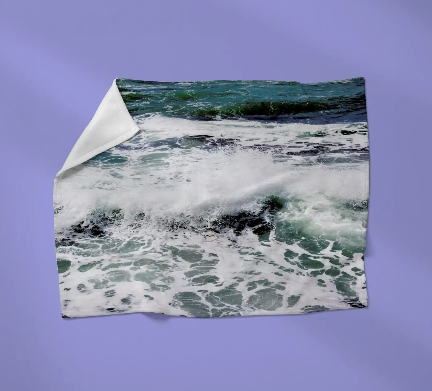 White Splash Fleecedecke von Tal Paz-Fridman