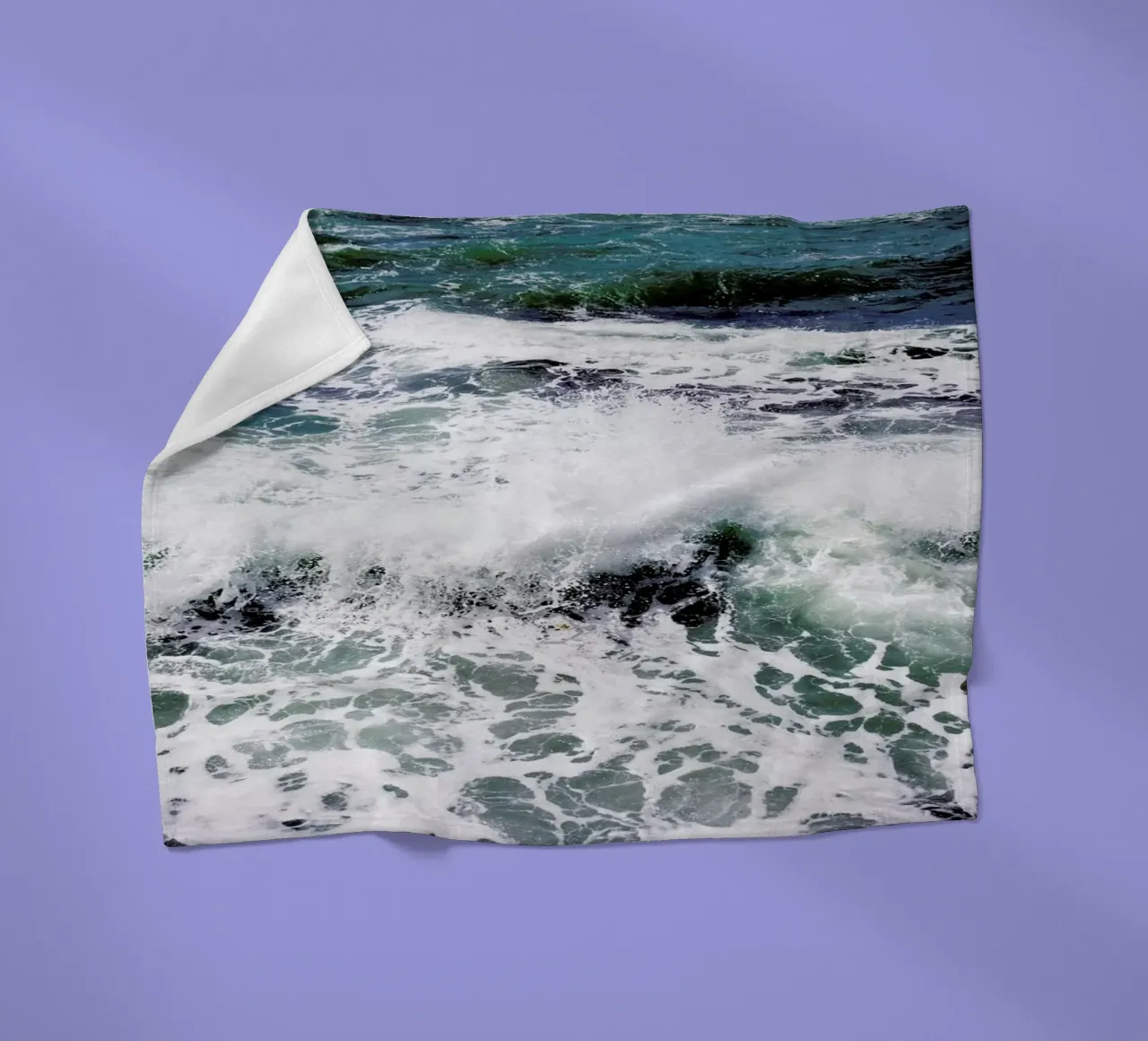 White Splash Fleecedecke von Tal Paz-Fridman