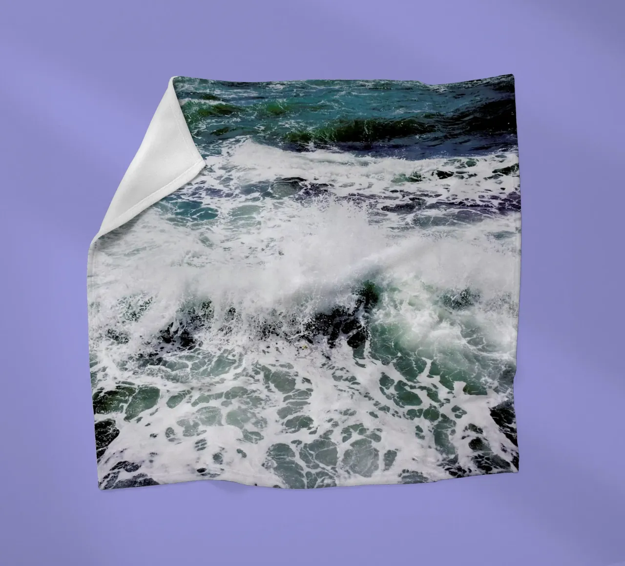 White Splash Fleecedecke von Tal Paz-Fridman