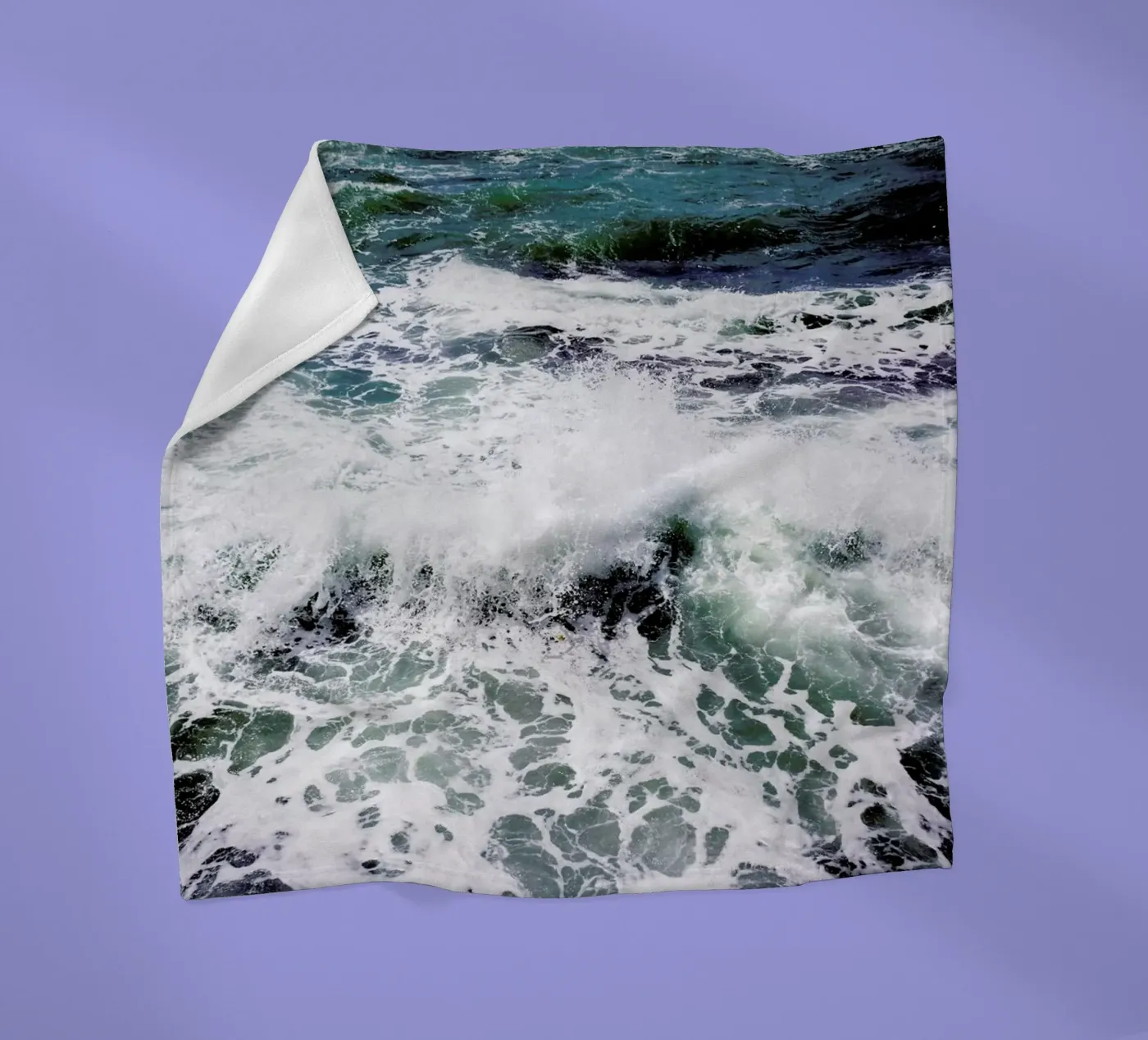 White Splash Fleecedecke von Tal Paz-Fridman