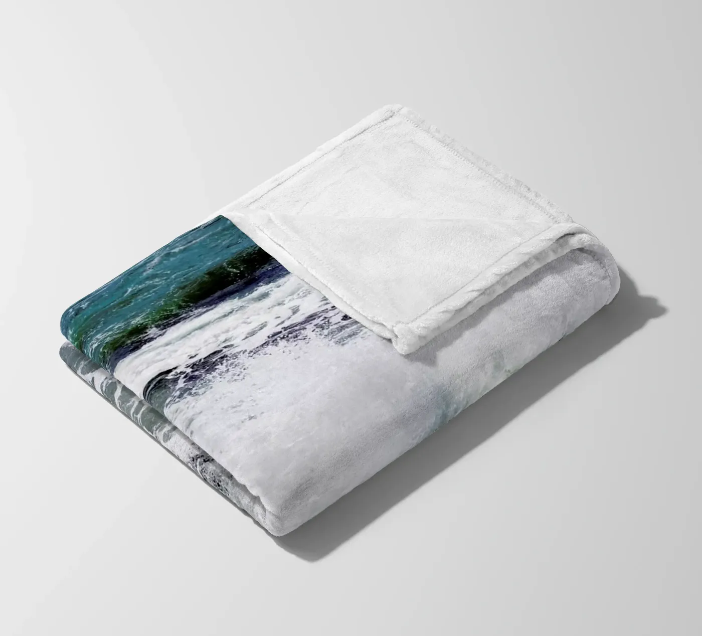 White Splash Fleecedecke von Tal Paz-Fridman