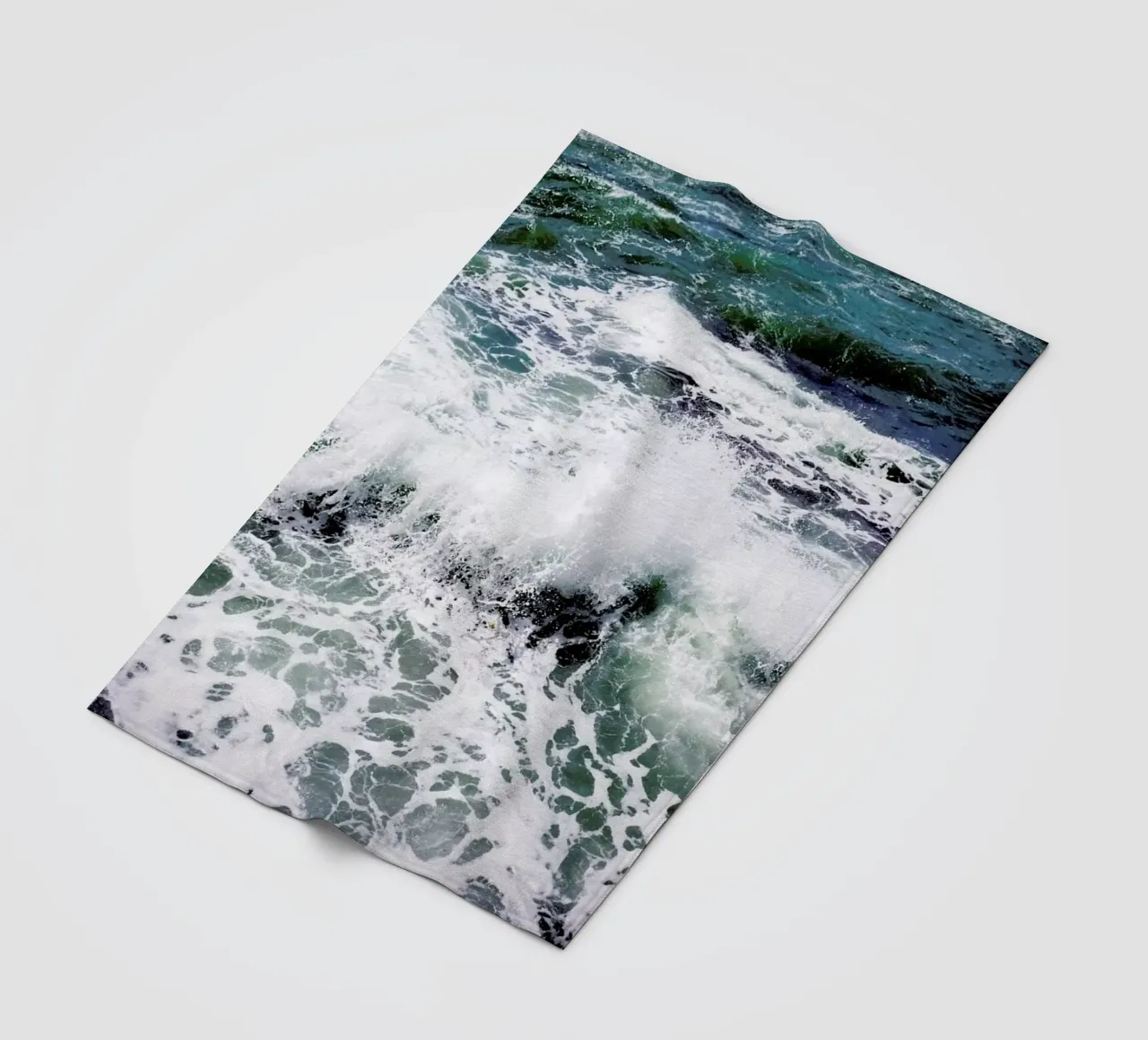 White Splash Fleecedecke von Tal Paz-Fridman