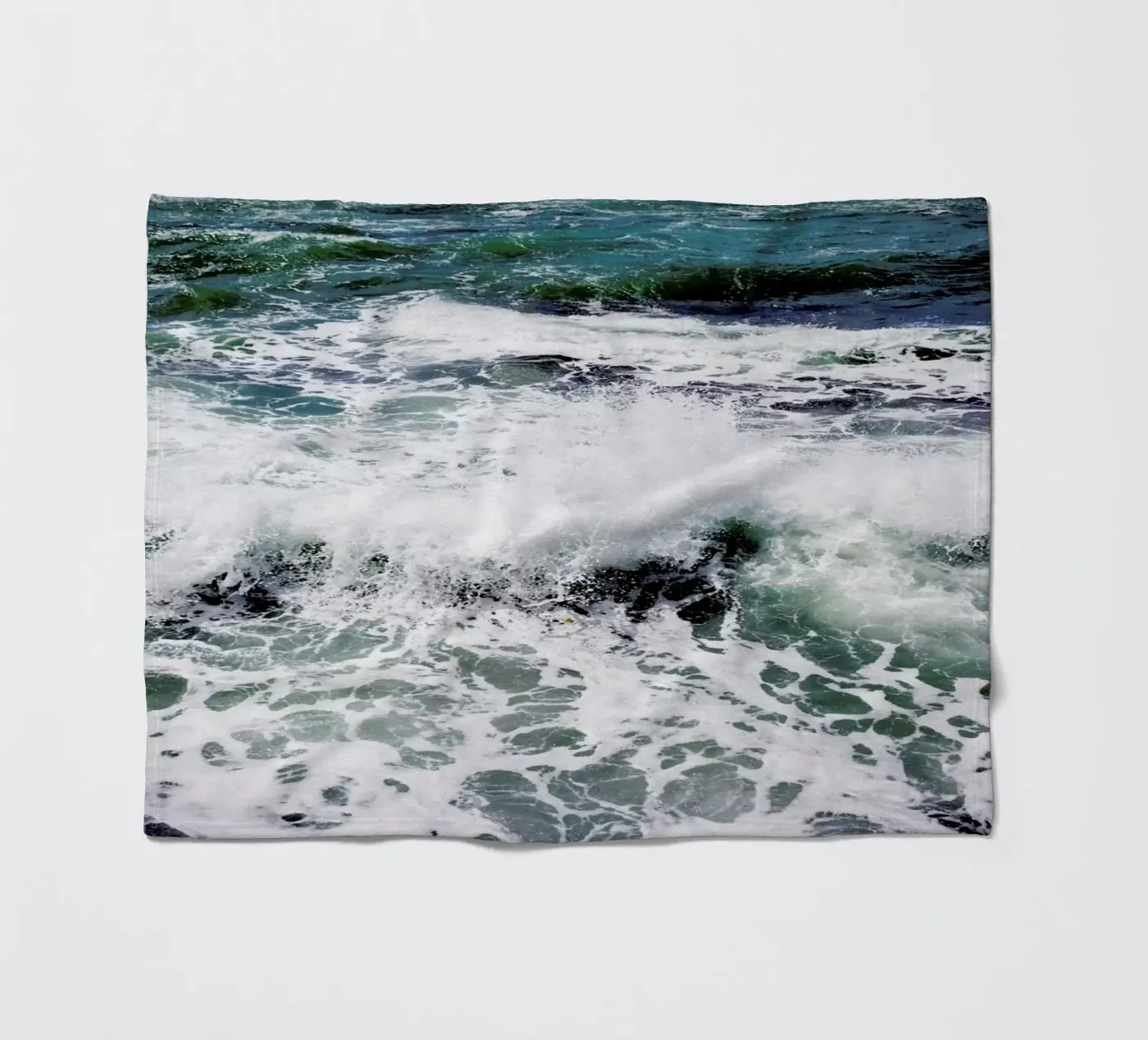 White Splash Fleecedecke von Tal Paz-Fridman