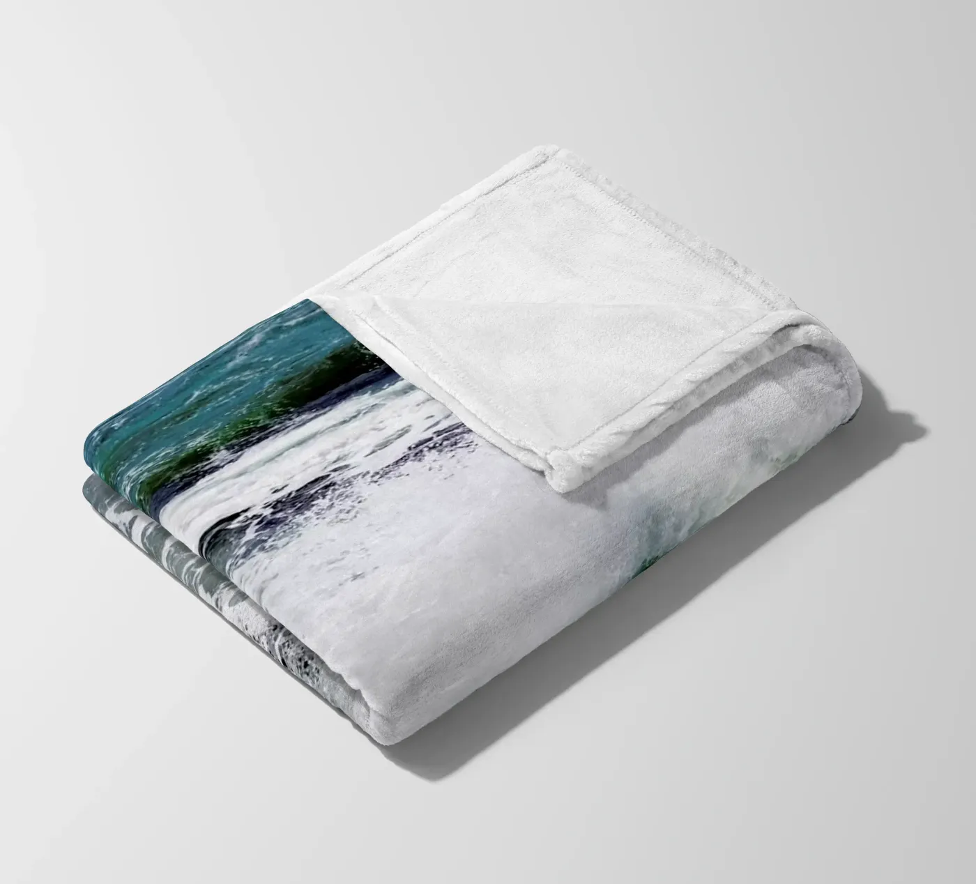 White Splash Fleecedecke von Tal Paz-Fridman