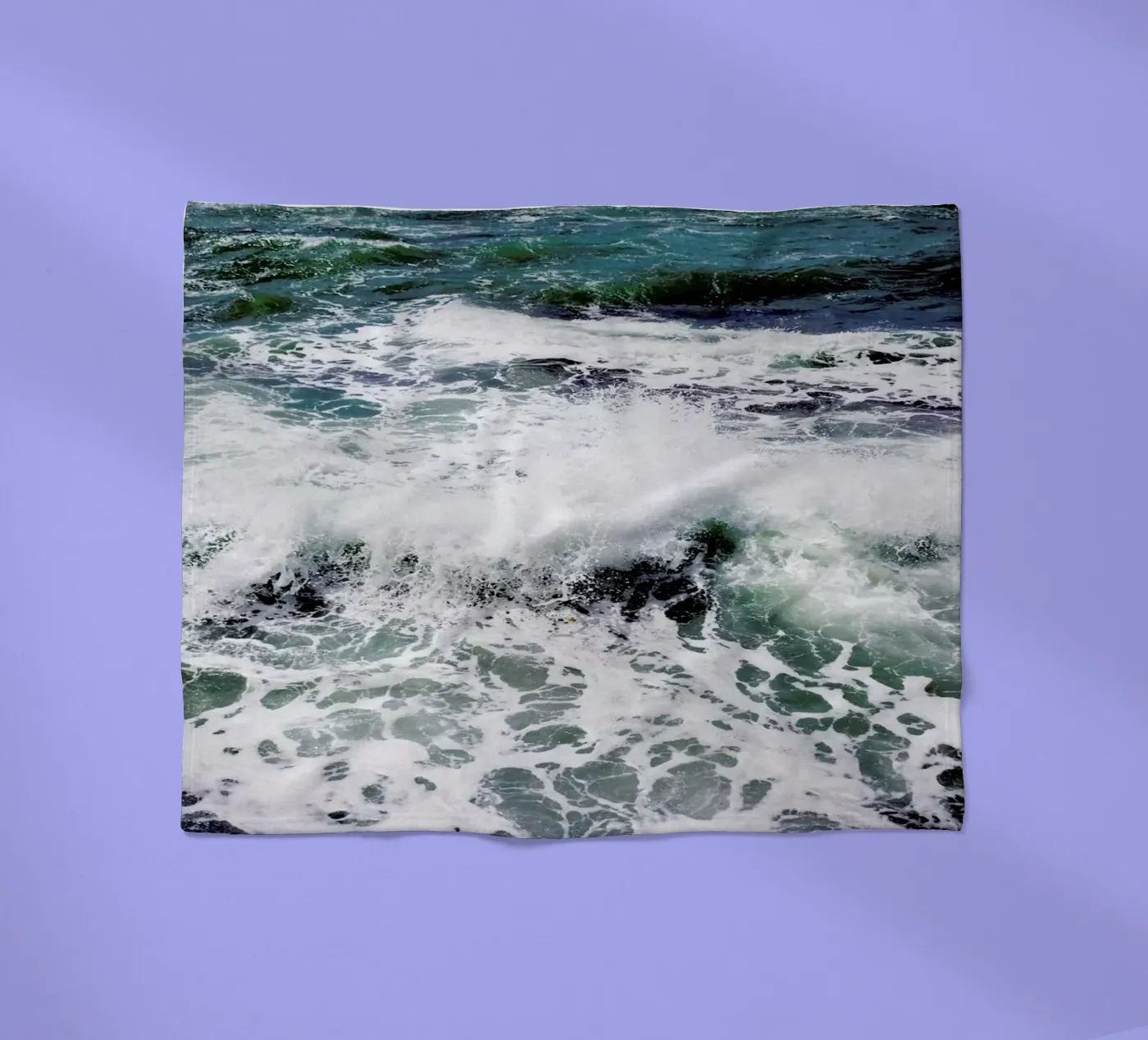 White Splash Fleecedecke von Tal Paz-Fridman