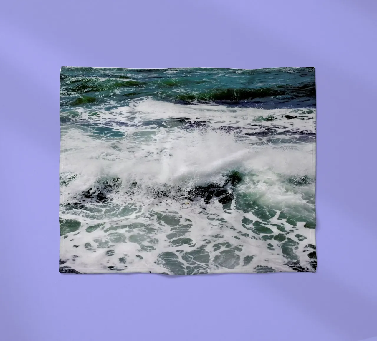 White Splash Fleecedecke von Tal Paz-Fridman