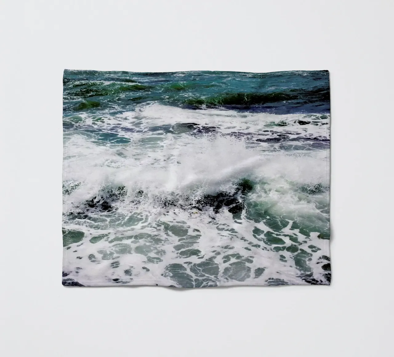 White Splash Fleecedecke von Tal Paz-Fridman